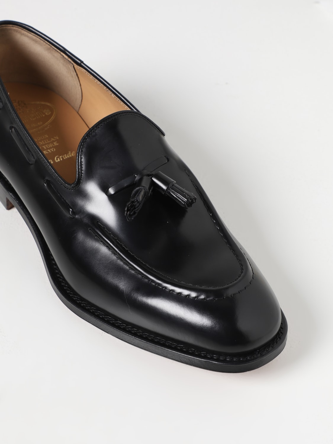 CHURCH'S: loafers for man - Black Church's EDB0279XV online on GIGLIO.COM