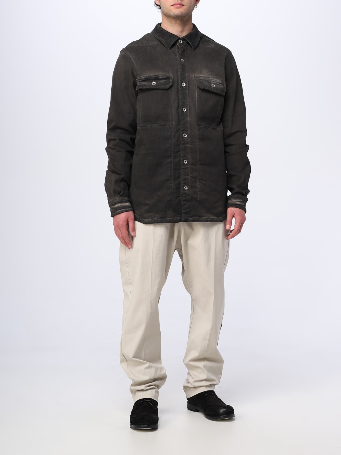 RICK OWENS DRKSHDW: jacket for man - Grey | Rick Owens Drkshdw jacket ...