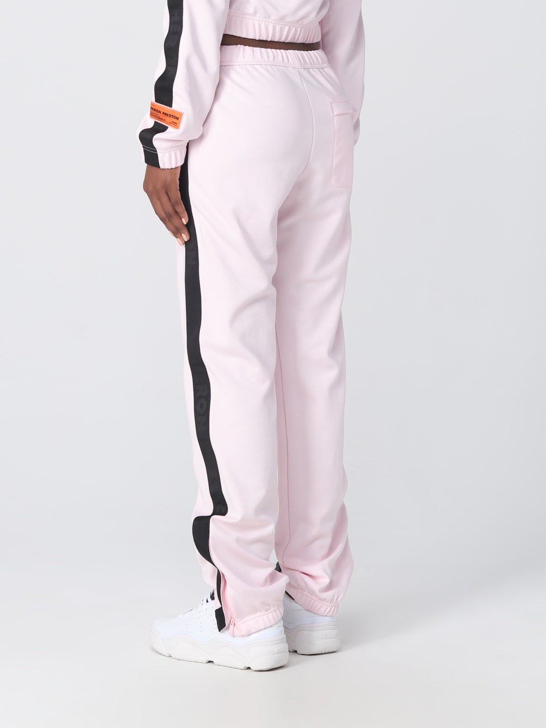 HERON PRESTON: pants for woman - Pink | Heron Preston pants ...