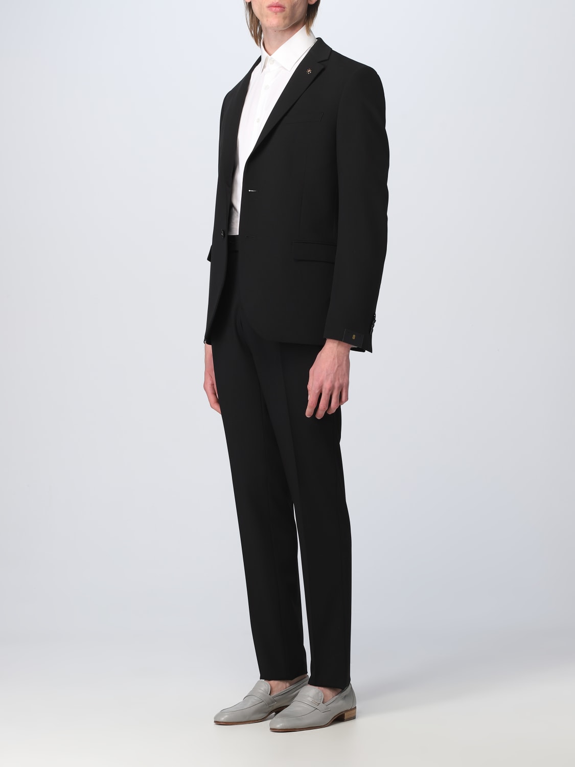MANUEL RITZ: suit for man - Black | Manuel Ritz suit 3430A3318233270 ...