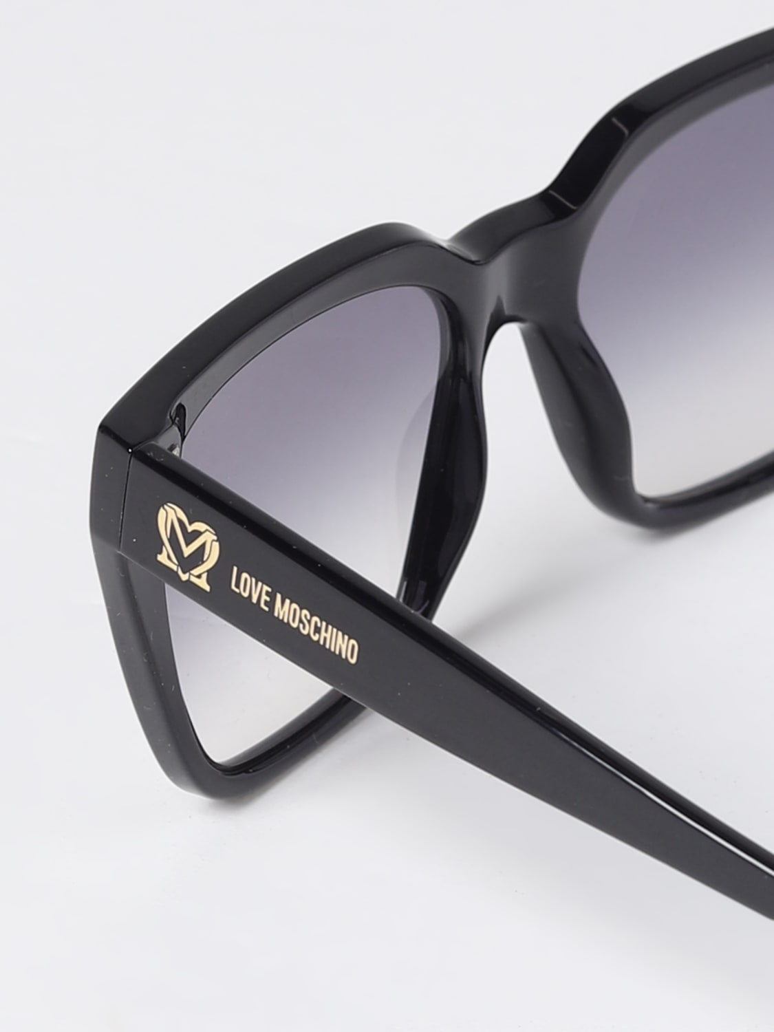 LOVE MOSCHINO: sunglasses for woman - Black | Love Moschino sunglasses ...