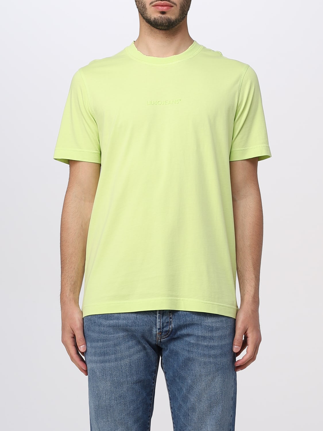 LIU JO: Camiseta para hombre, Lima | Liu Jo M123P204WASHSHIRT en línea en GIGLIO.COM