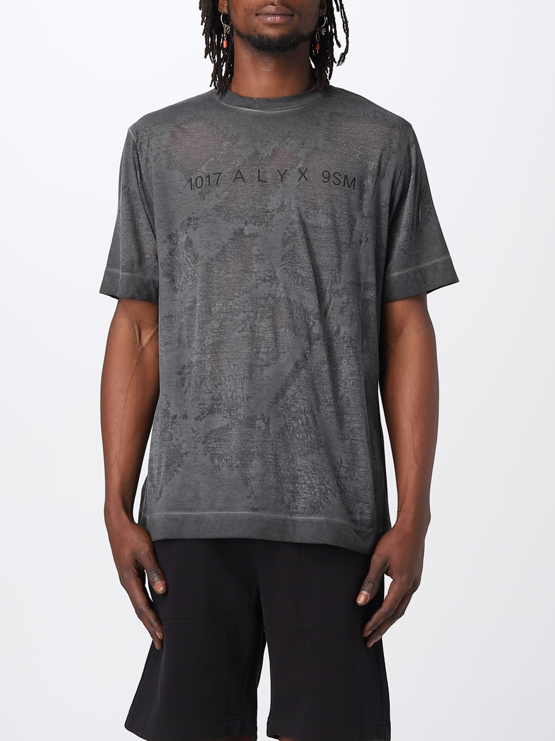 ALYX: t-shirt for man - Black | Alyx t-shirt AAUTS0392FA02 online on ...