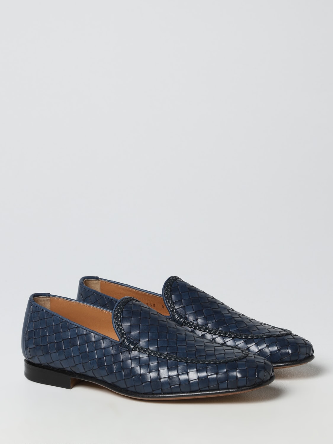 MORESCHI: loafers for man - Navy | Moreschi loafers 300035890401 online ...