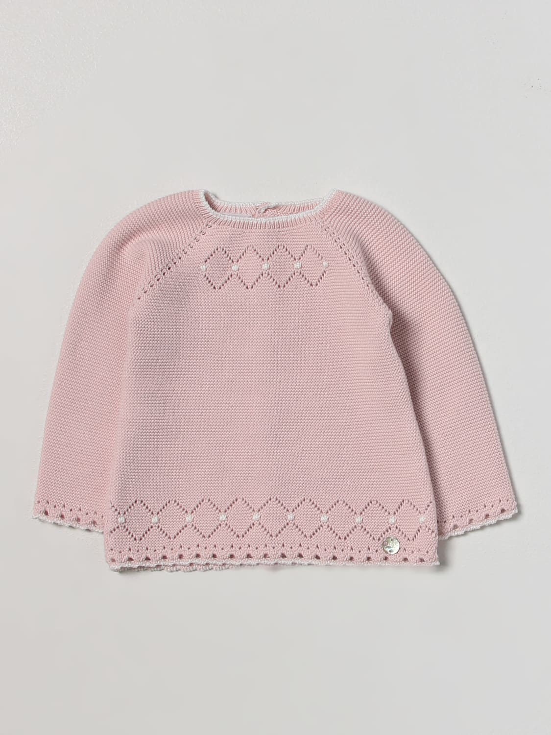 Igualmente freír guerra PAZ RODRIGUEZ: sweater for baby - Pink | Paz Rodriguez sweater 003120569  online on GIGLIO.COM