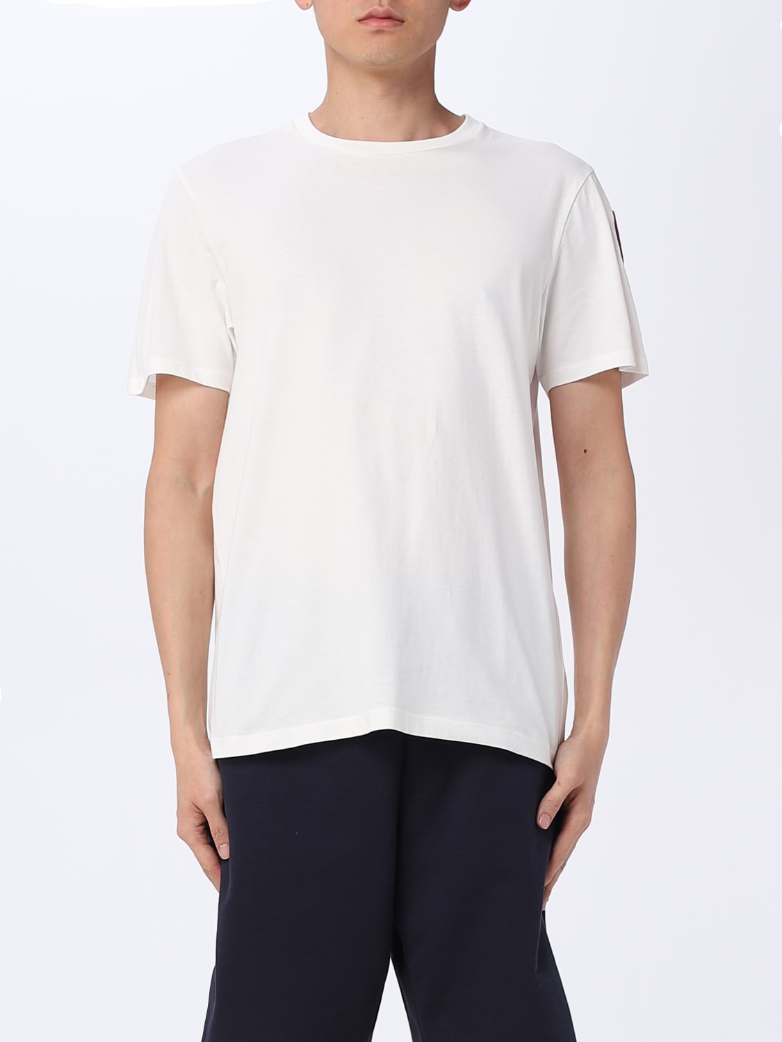 PARAJUMPERS: t-shirt for man - White | Parajumpers t-shirt PMTEEIT02 ...