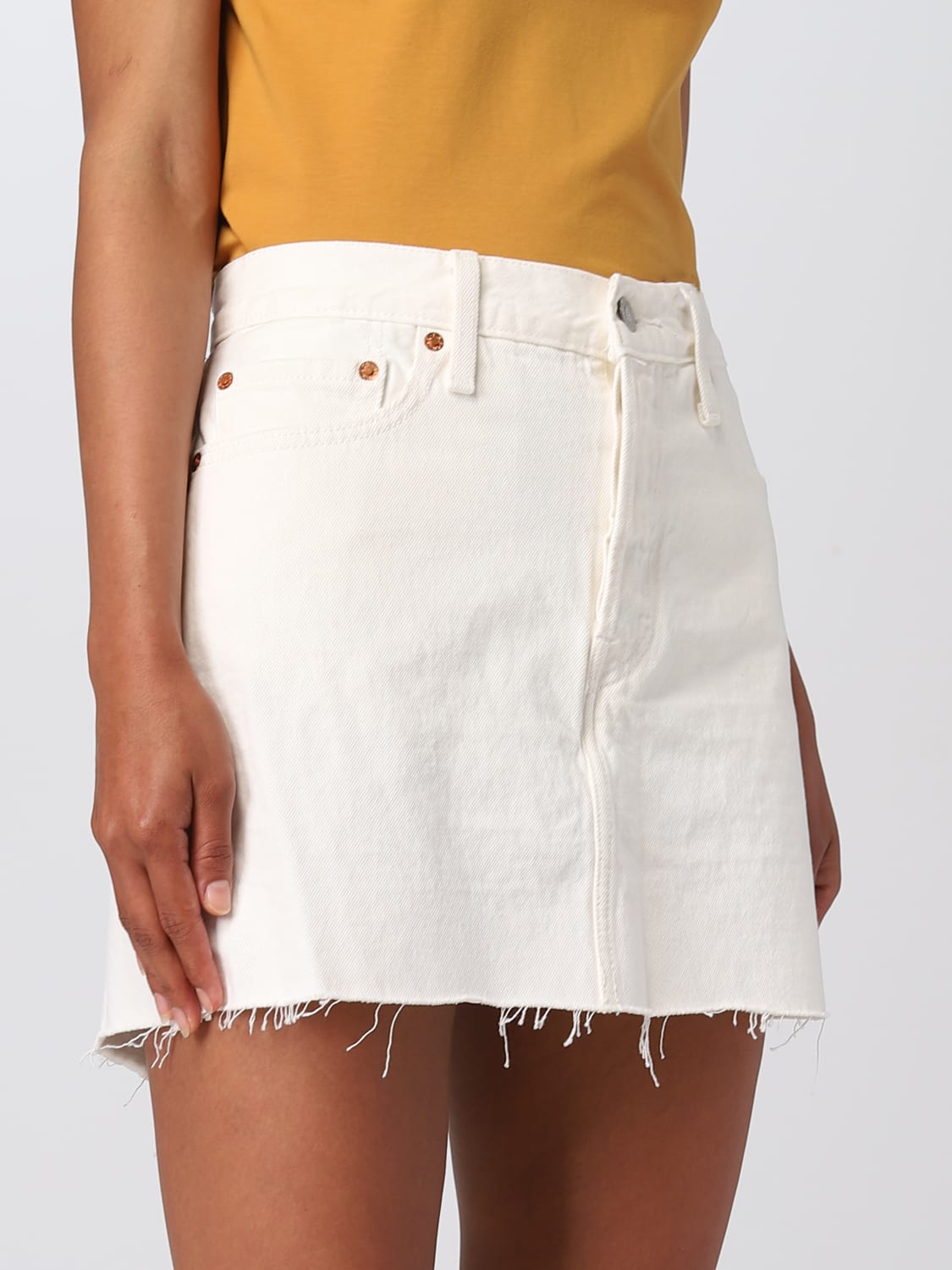 LEVI'S: skirt for woman - Natural | Levi's skirt A46940005 online on ...