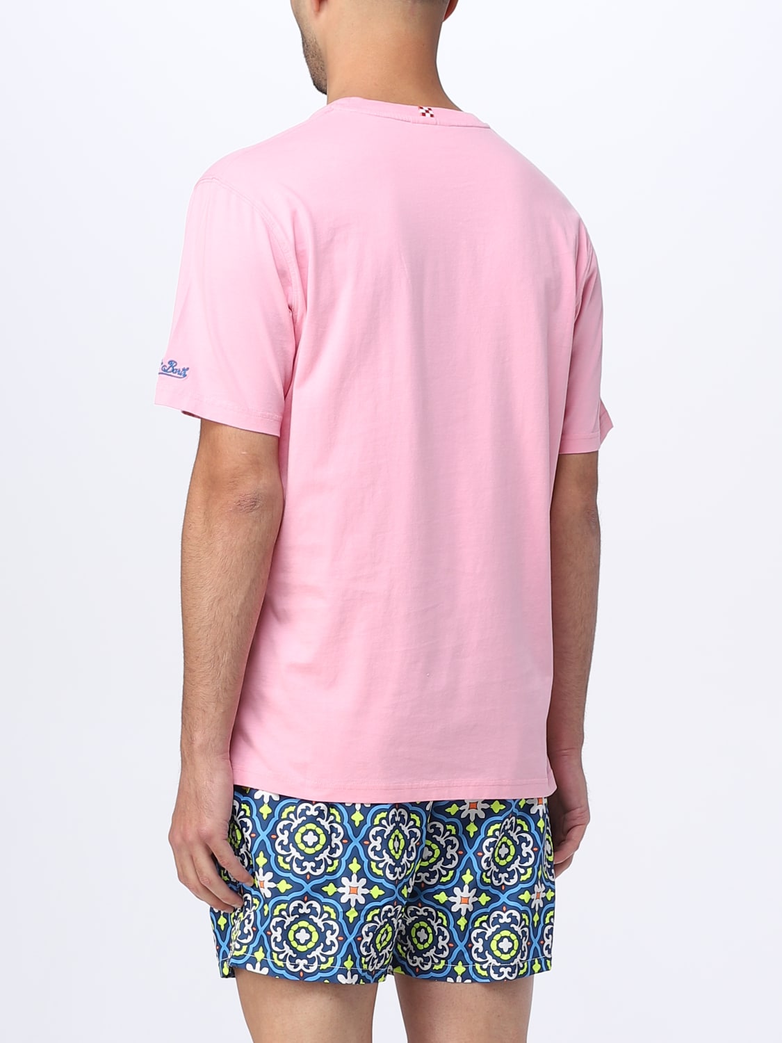 Mc2 Saint Barth T Shirt For Man Pink Mc2 Saint Barth T Shirt Tshirt Man Online On Gigliocom