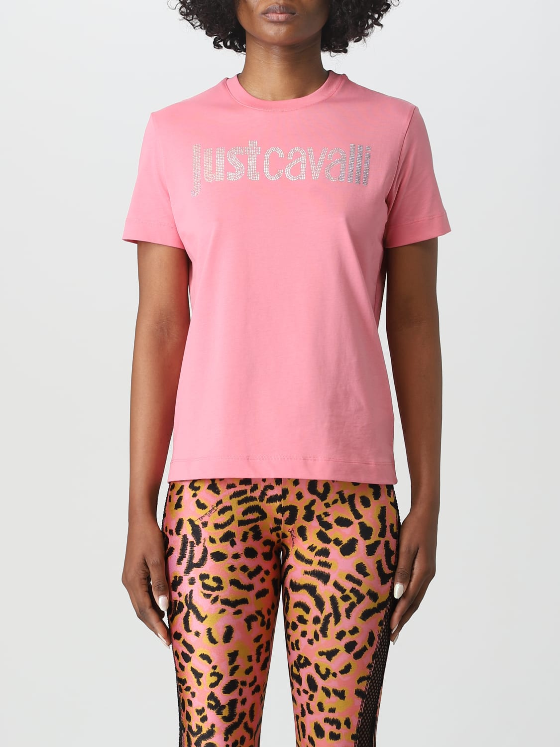 JUST CAVALLI: t-shirt for woman - Multicolor | Just Cavalli t-shirt ...