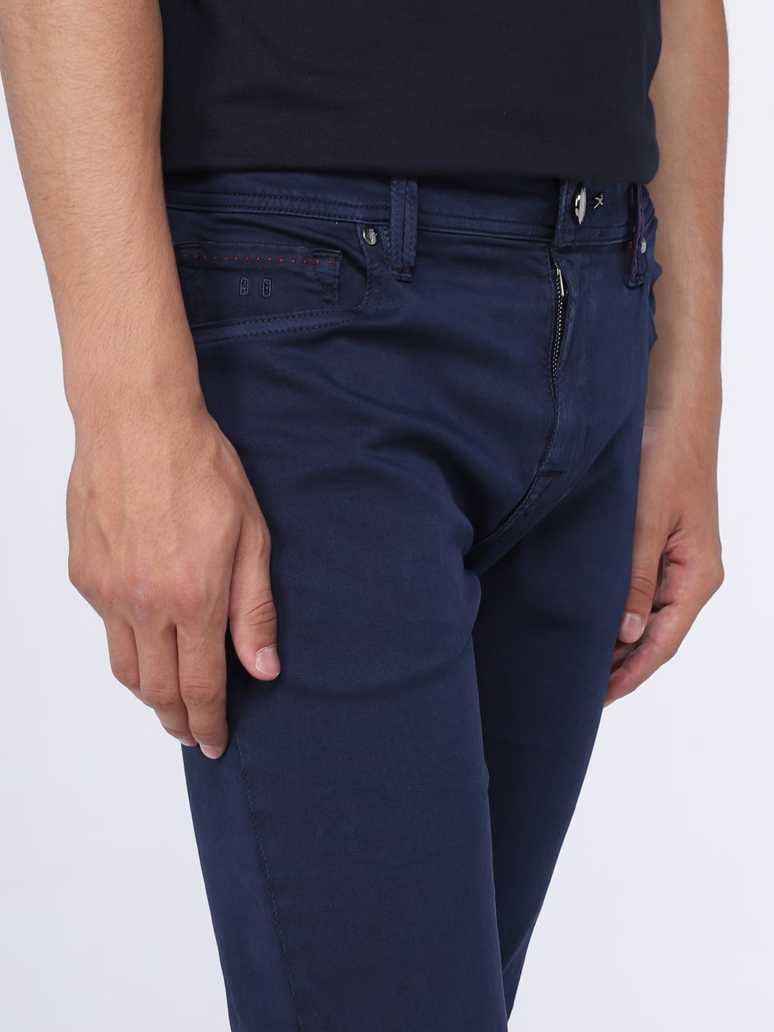 TRAMAROSSA: jeans for man - Navy | Tramarossa jeans G154 OLD on GIGLIO.COM