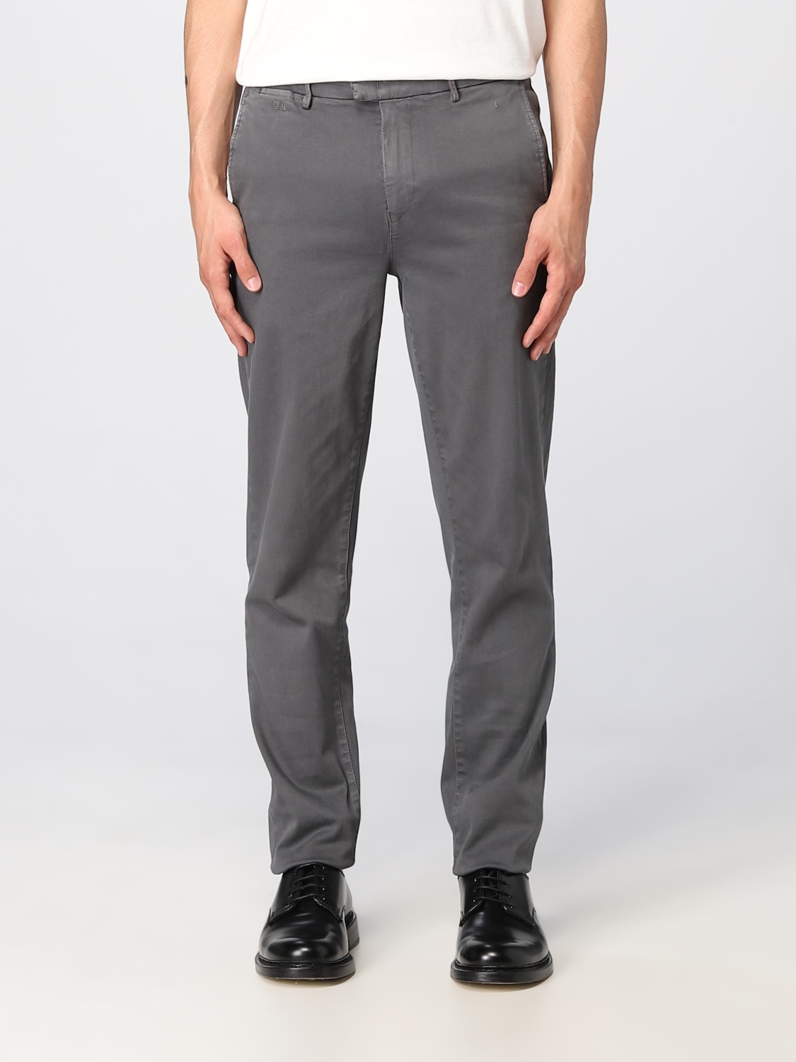 TRAMAROSSA: pants for man - Steel | Tramarossa pants LUIREG G125 OLD ...