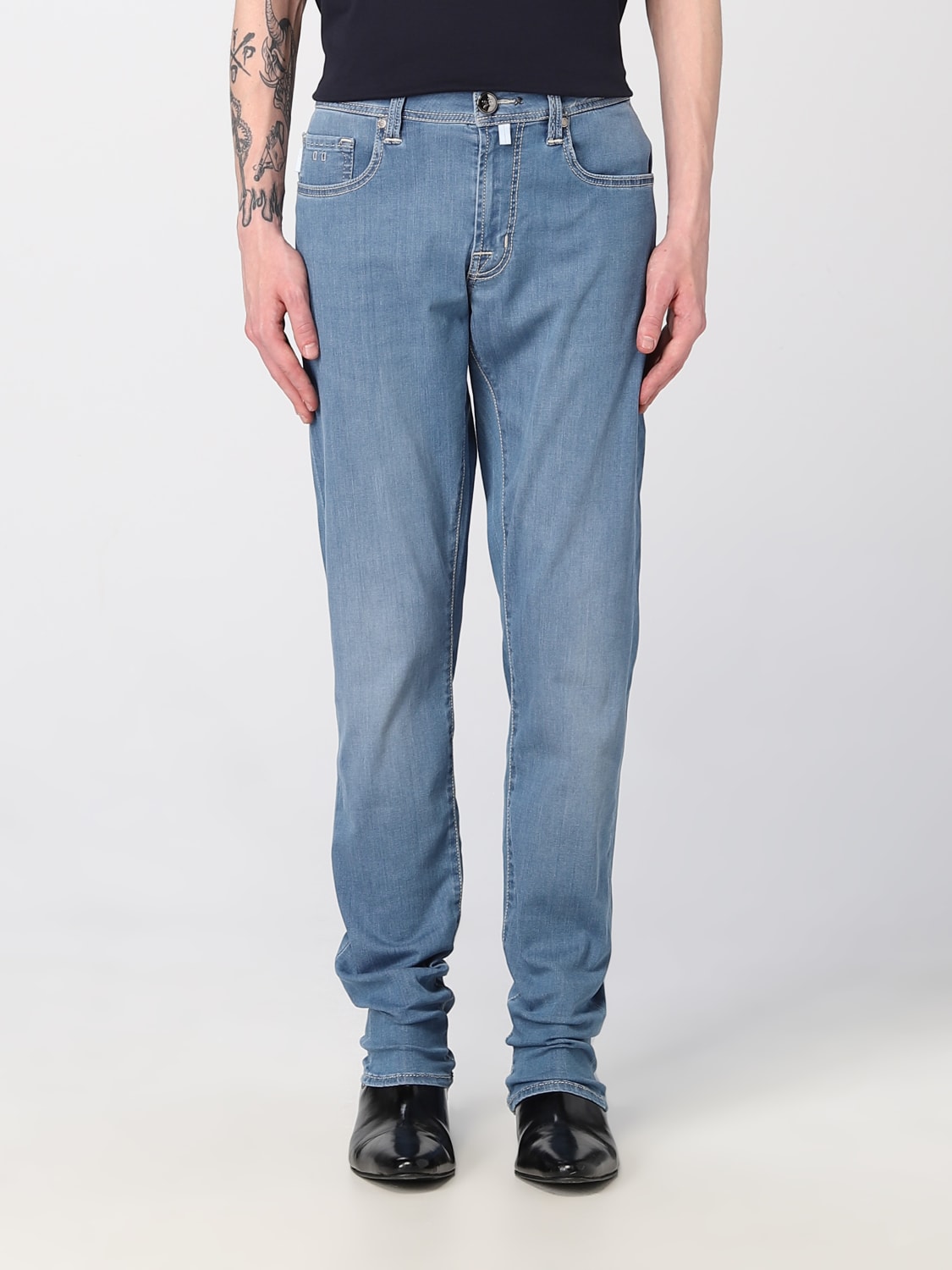 TRAMAROSSA: jeans for man Blue | MICHZIPSS D515 2YEARS online GIGLIO.COM