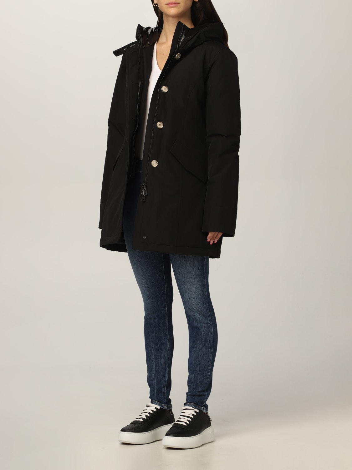 Woolrich Outlet: jacket woman - Black | Woolrich jacket CFWWOU0580FRUT0001 online on GIGLIO.COM