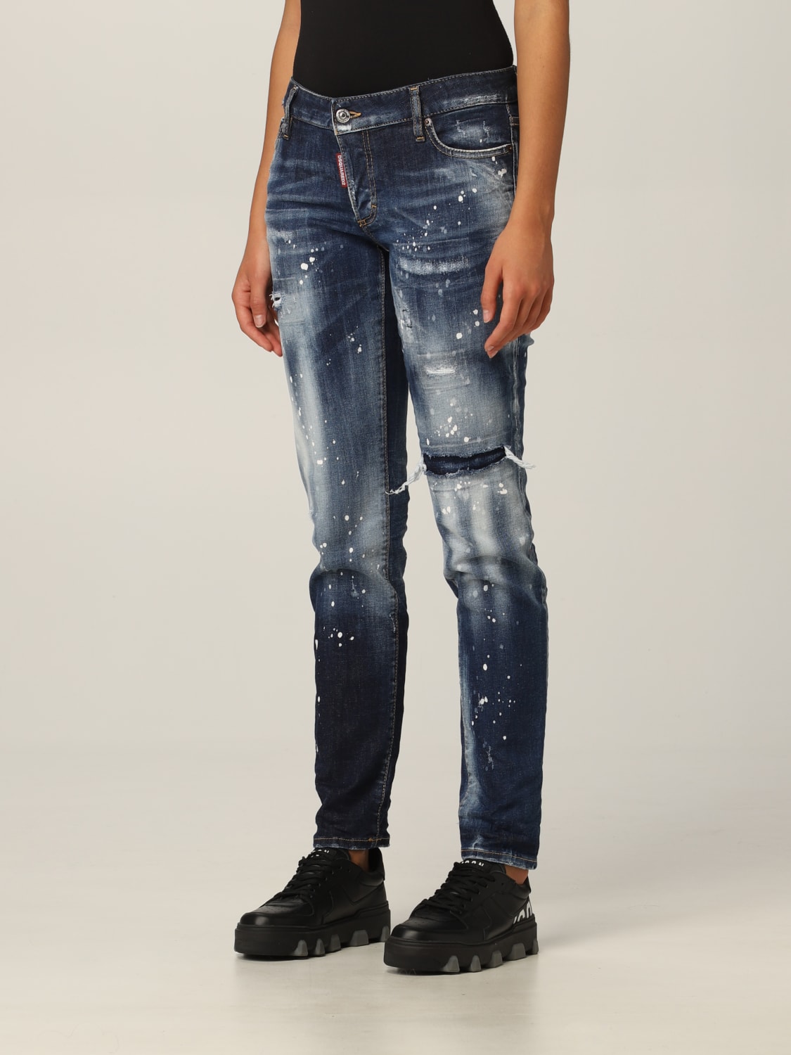 DSQUARED2: Jennifer low-rise jeans - Denim | Dsquared2 jeans 
