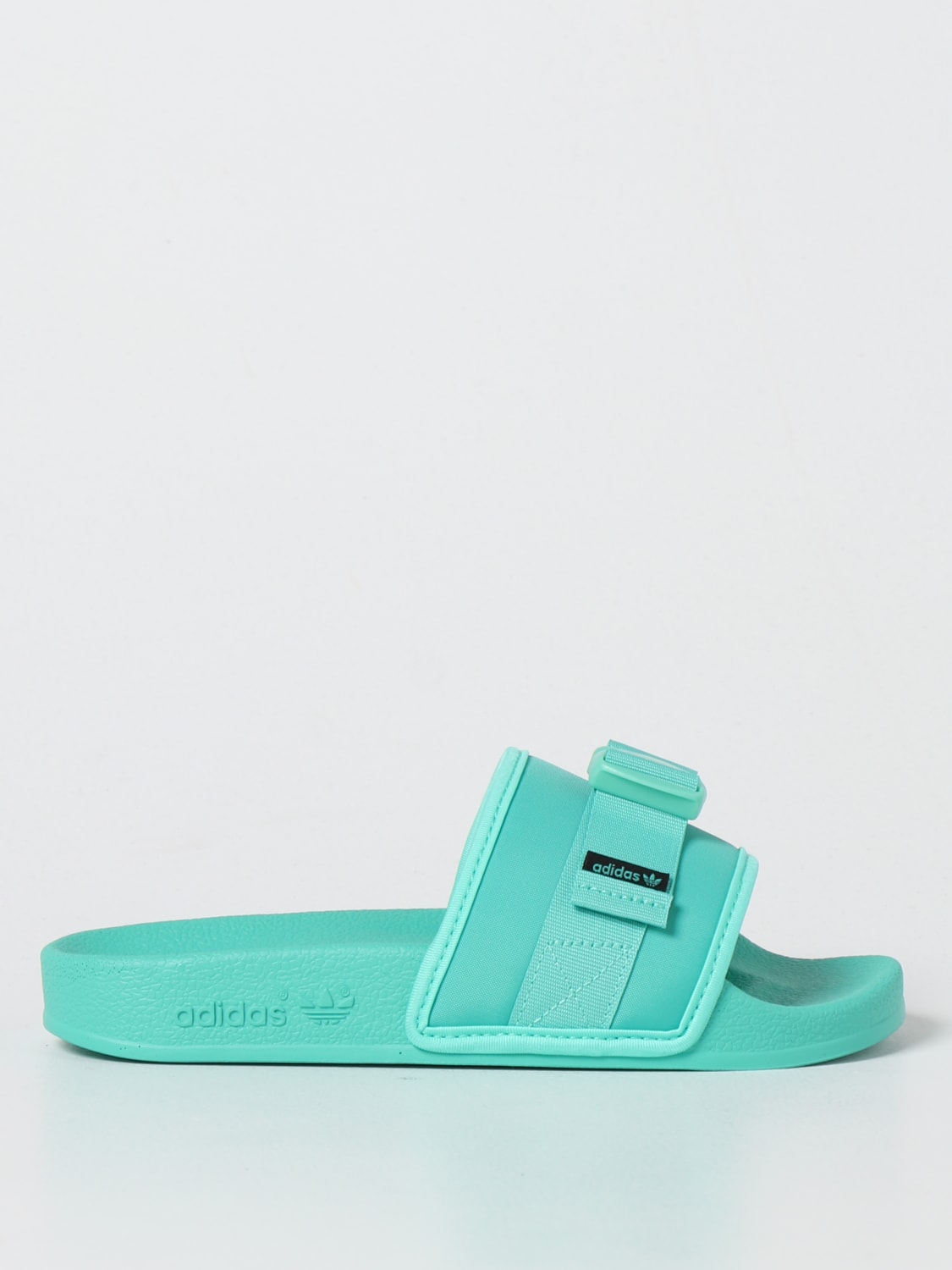 Outlet: Sandal Pouchylette W in fabric - Green | Adidas Originals GZ4330 online on GIGLIO.COM