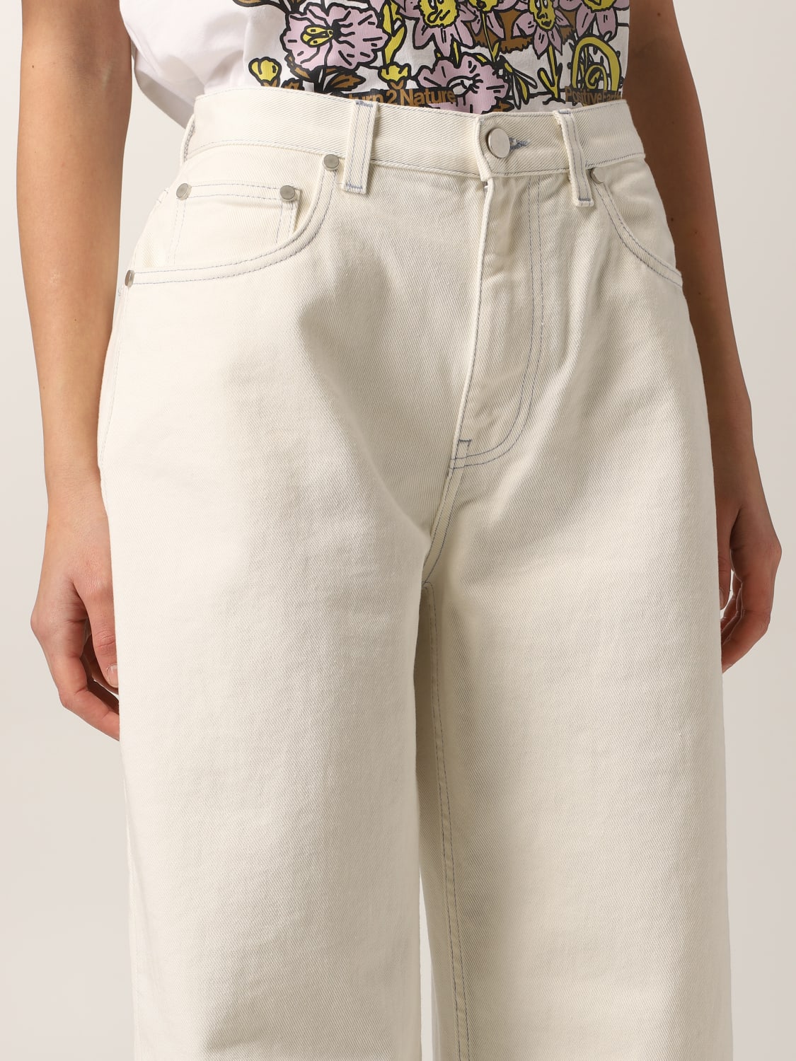 Jeans Mcq: Jeans McQ in denim bianco 2