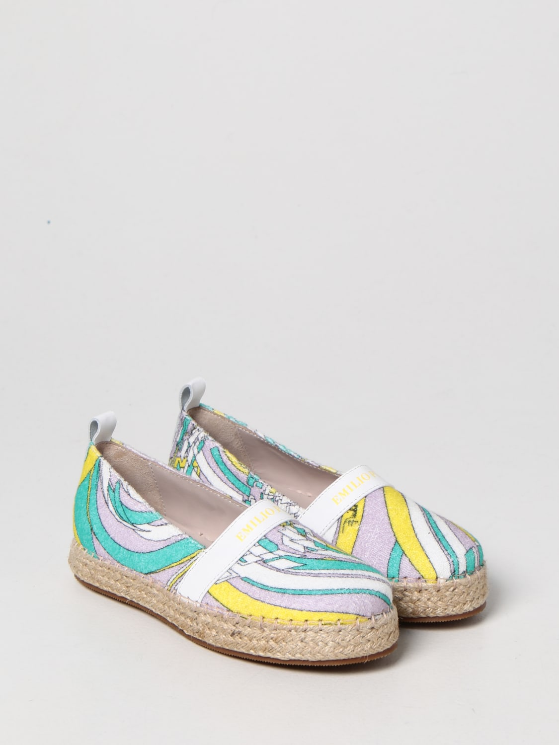 Emilio Pucci Outlet: fabric and leather espadrilles - Violet