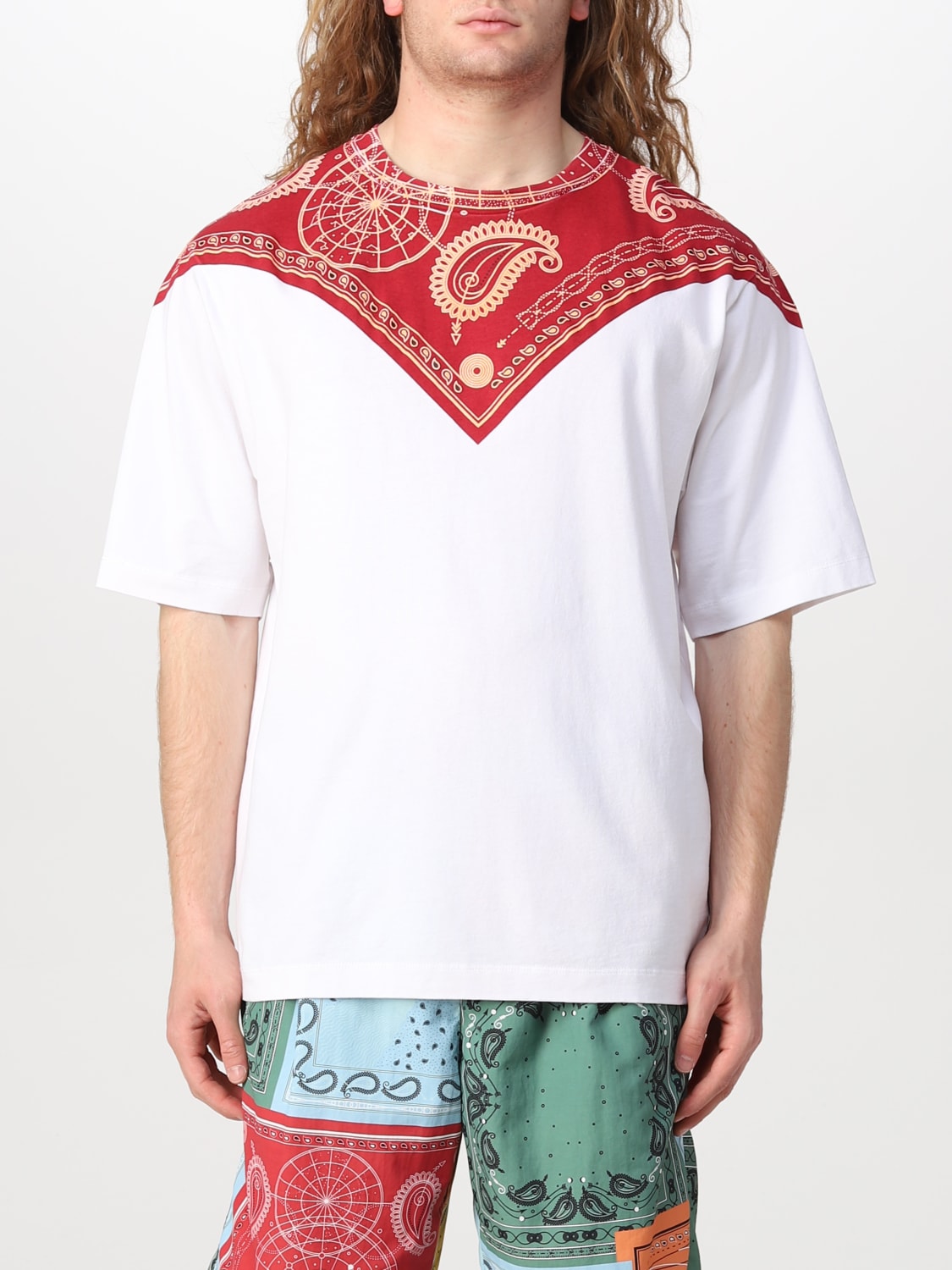 t-shirt for man - White | Marcelo Burlon t-shirt CMAA054S22JER0020125 online at GIGLIO.COM