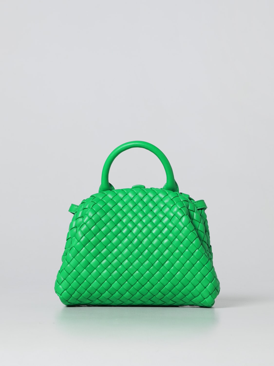 BOTTEGA VENETA: mini handle bag - Green  Bottega Veneta handbag  709465V01D1 online at