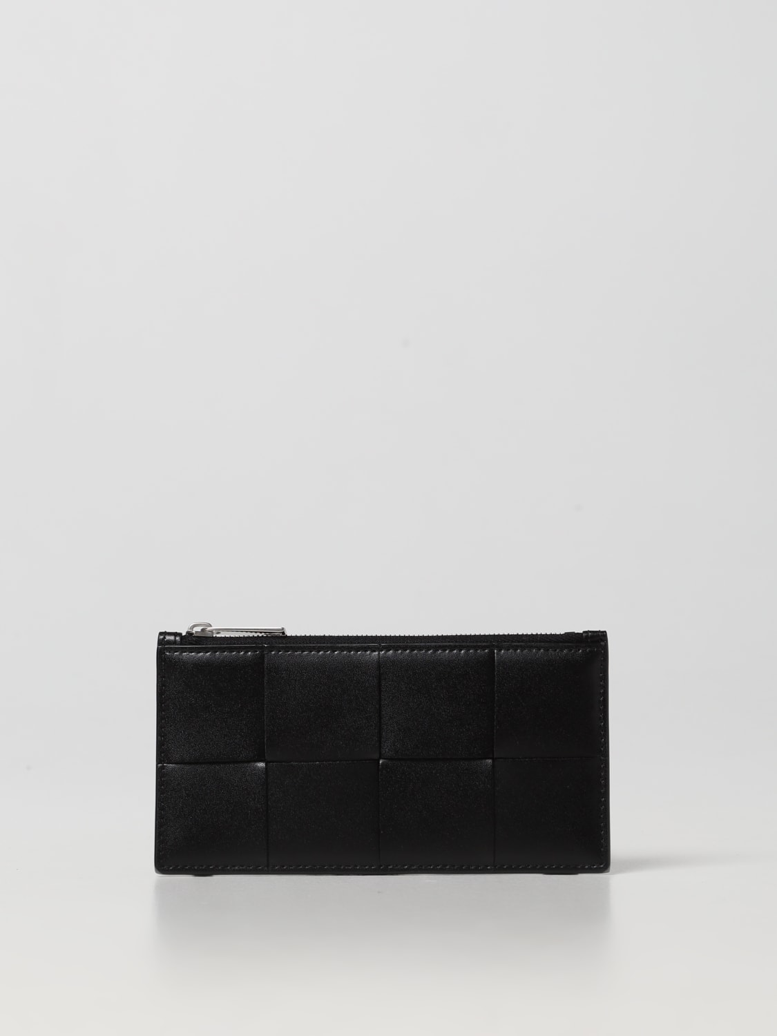 BOTTEGA VENETA, Intrecciato Leather Zip Pocket Cardholder