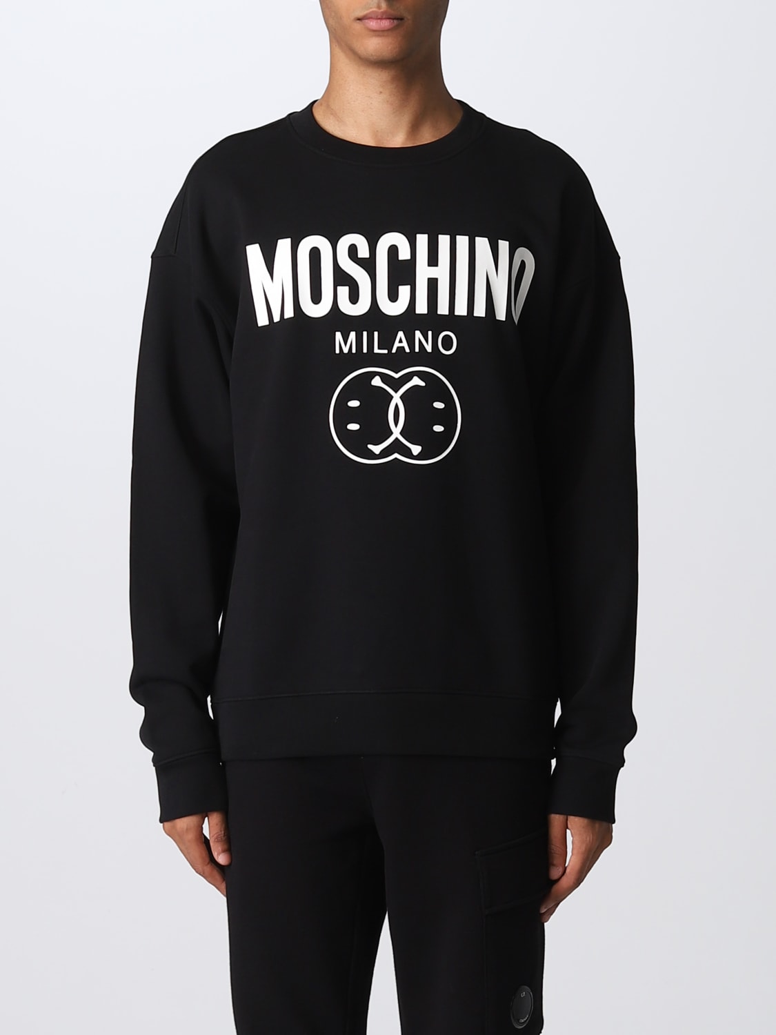 Sweatshirt Moschino Couture: Moschino Couture Double Smiley® sweatshirt black 2