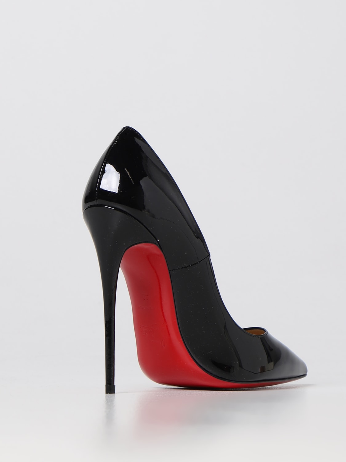CHRISTIAN LOUBOUTIN: Kate patent - Black | Christian pumps 3130694 online GIGLIO.COM
