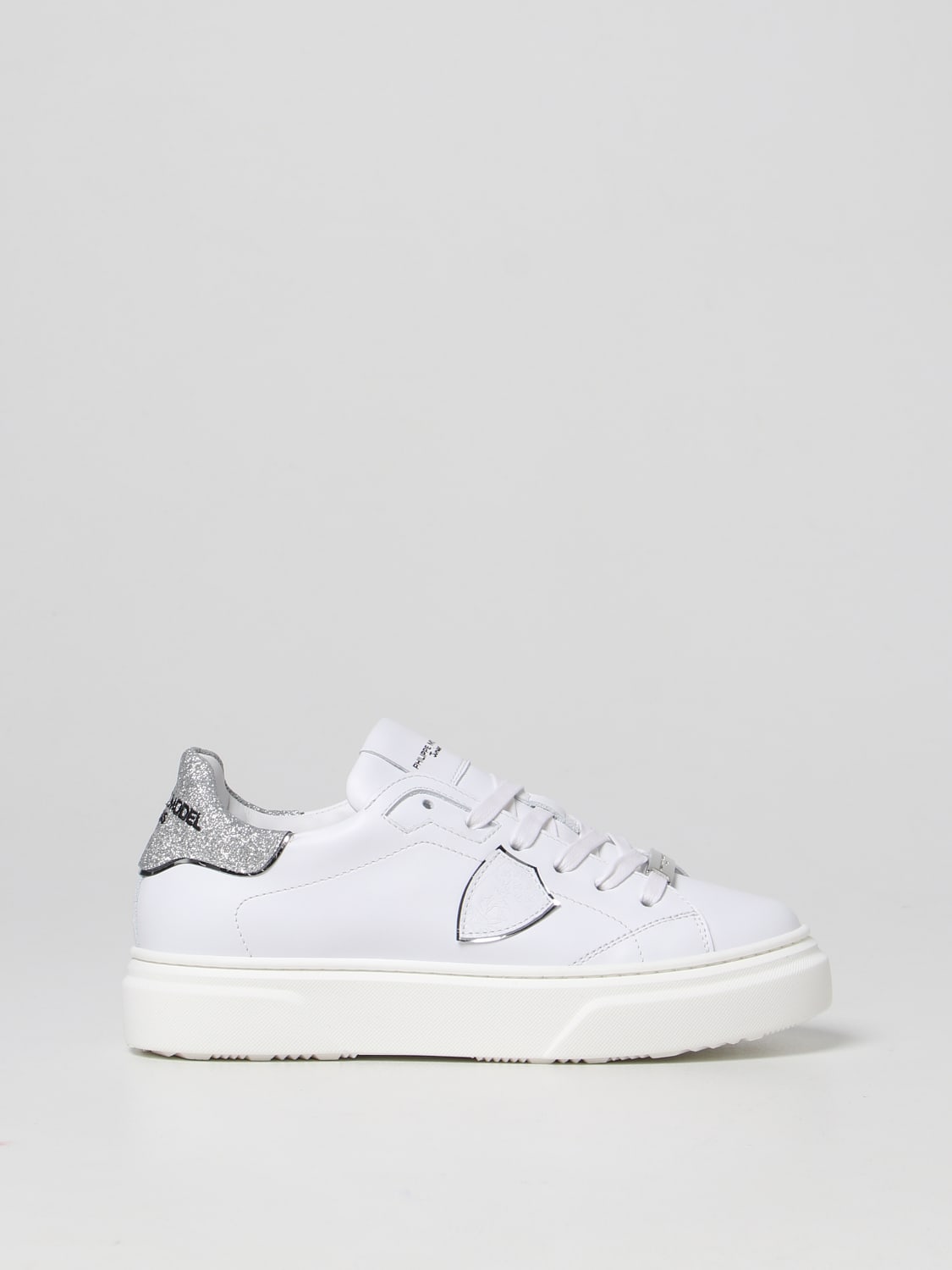 Chaussures Philippe Model Junior: Chaussures Philippe Model Junior fille argent 2