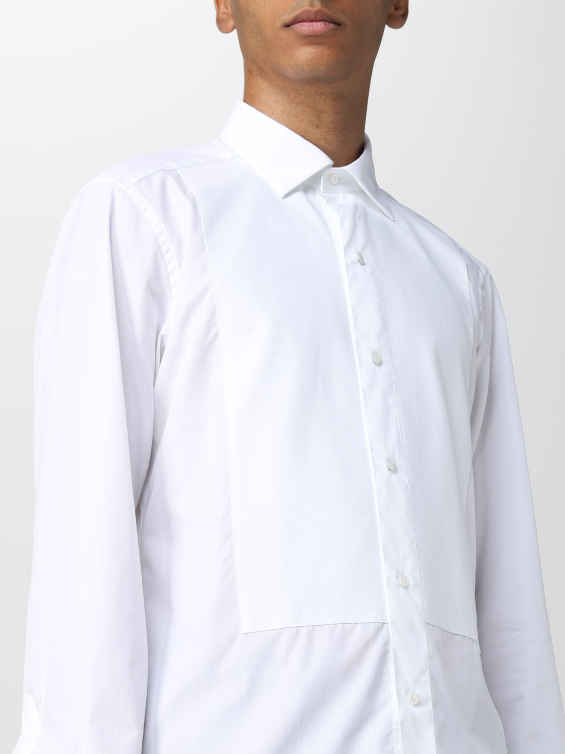 ZEGNA: shirt for man - White | Zegna shirt 4019809MENRM online on ...