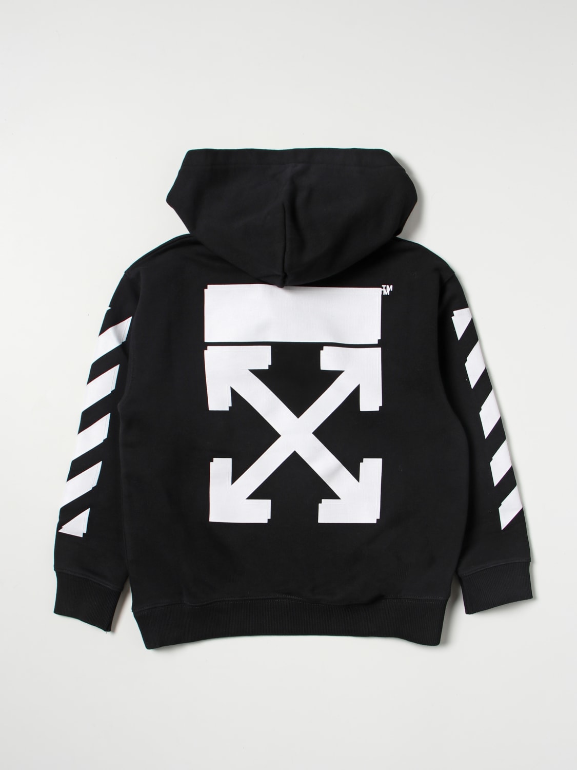 OFF-WHITE: sweater for boys - Black