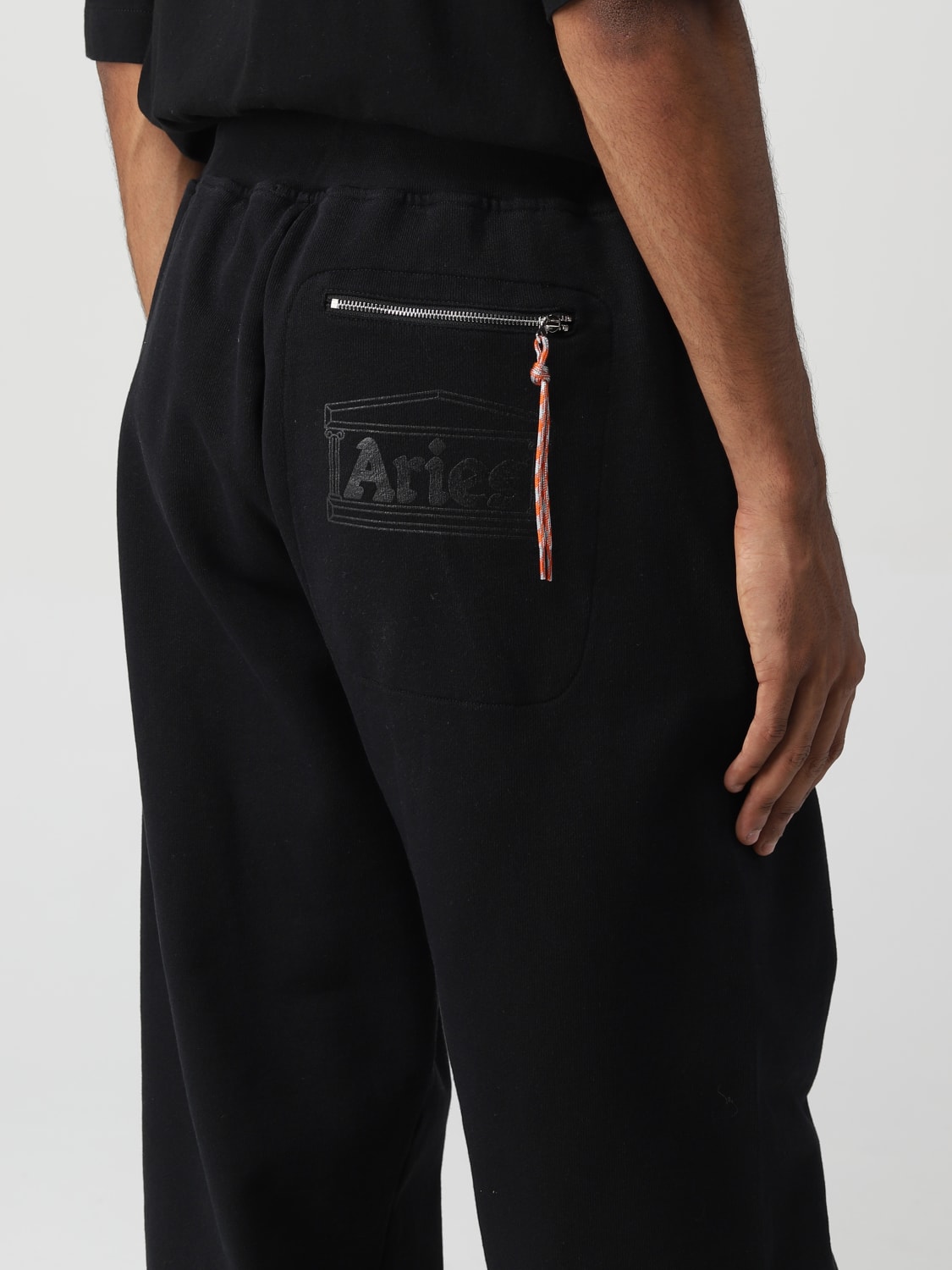 ARIES: pants for man - Black | Aries pants FTAR30000 online on GIGLIO.COM
