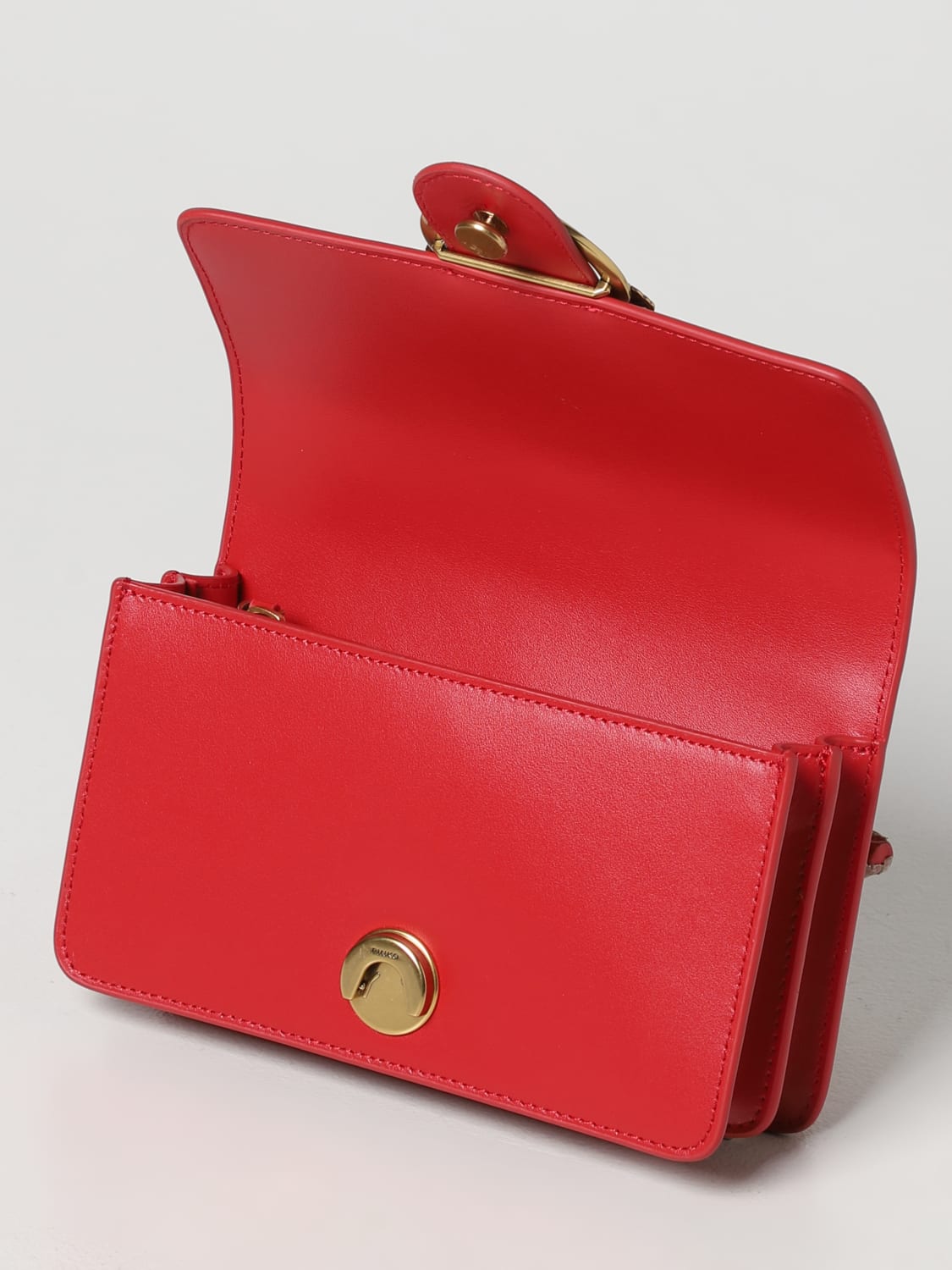PINKO: mini bag for woman - Blush Pink  Pinko mini bag 100059A0F1 online  at