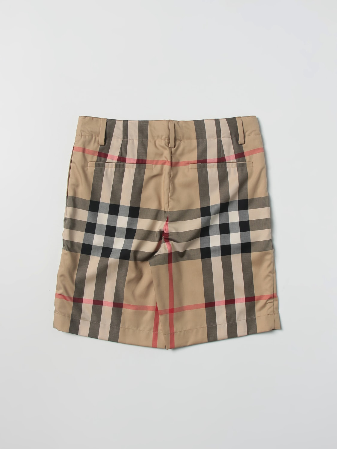 BURBERRY: shorts in stretch cotton - Beige | Burberry shorts