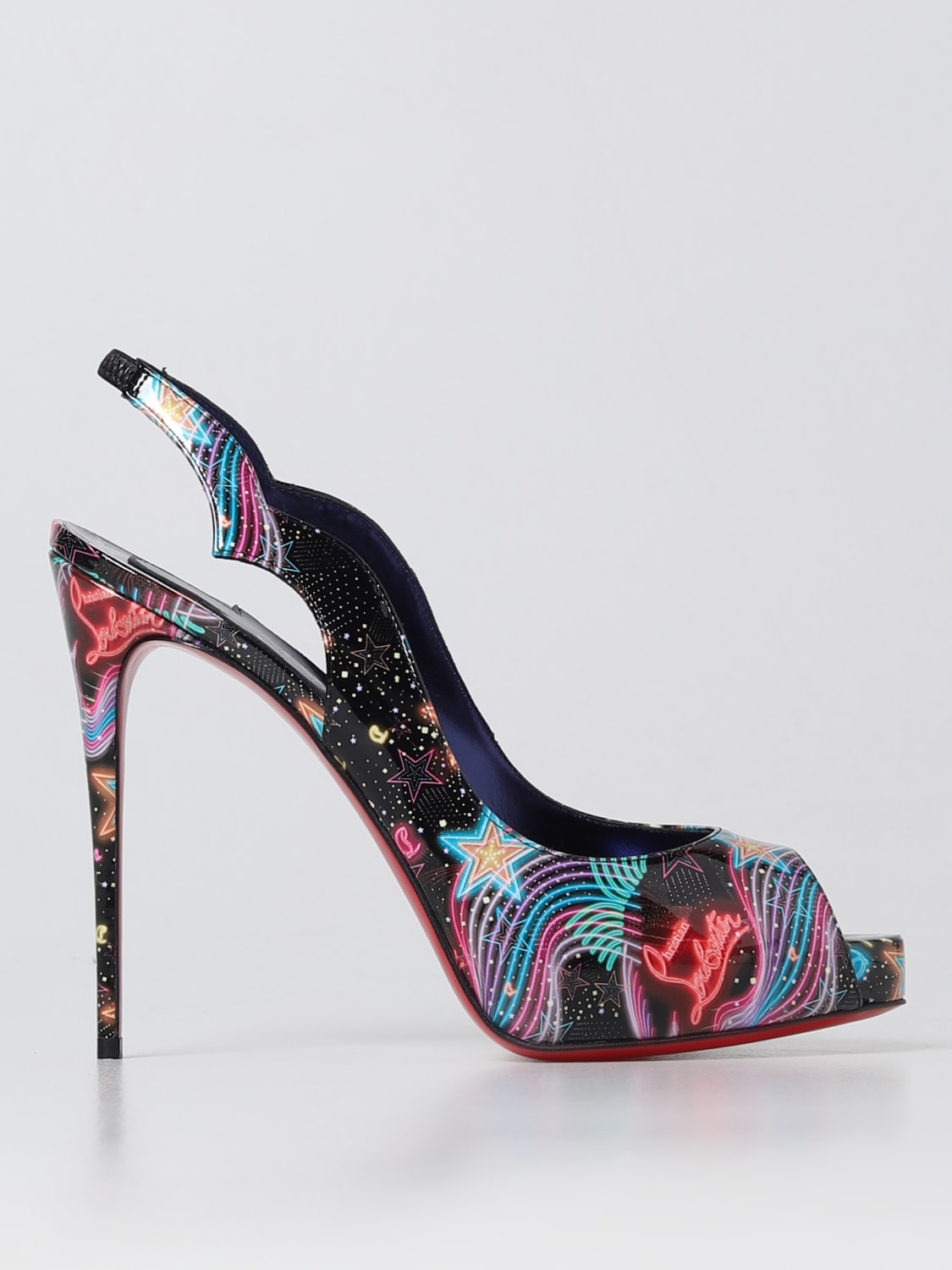 Van Army kalorie CHRISTIAN LOUBOUTIN: Hot Chick pumps in patent leather - Black | Christian  Louboutin high heel shoes 1230231 online at GIGLIO.COM