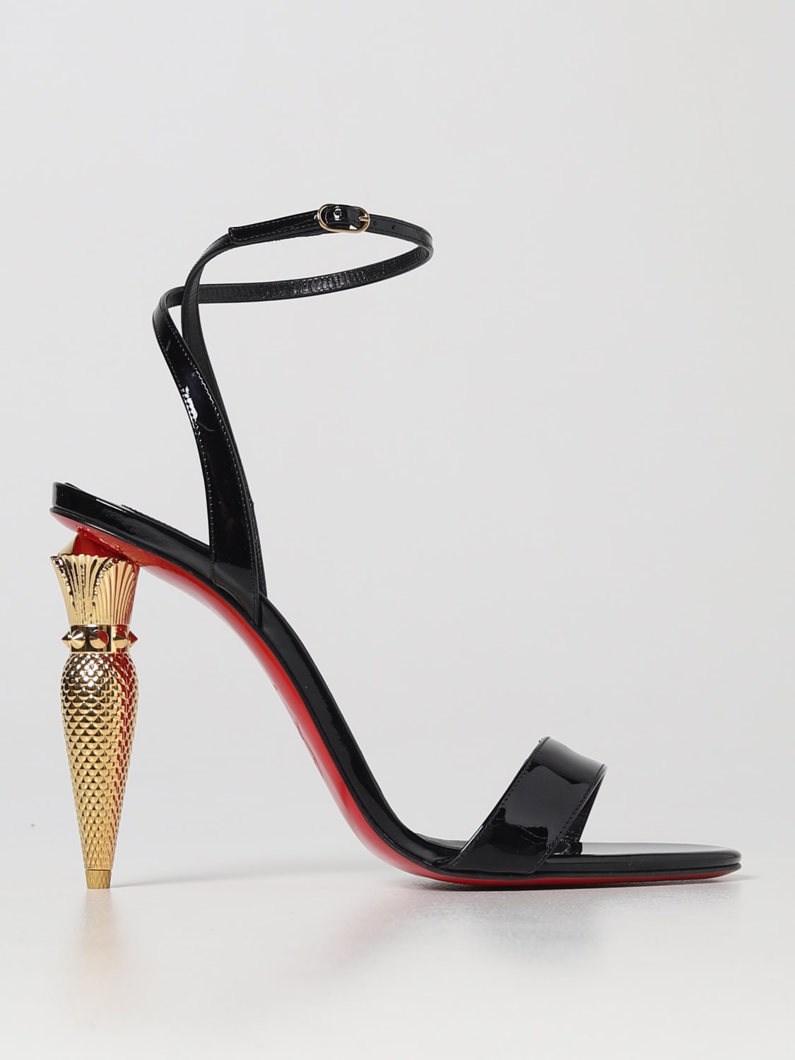 CHRISTIAN LOUBOUTIN: heeled sandals for woman - Black | Christian Louboutin heeled sandals 3221155 GIGLIO.COM