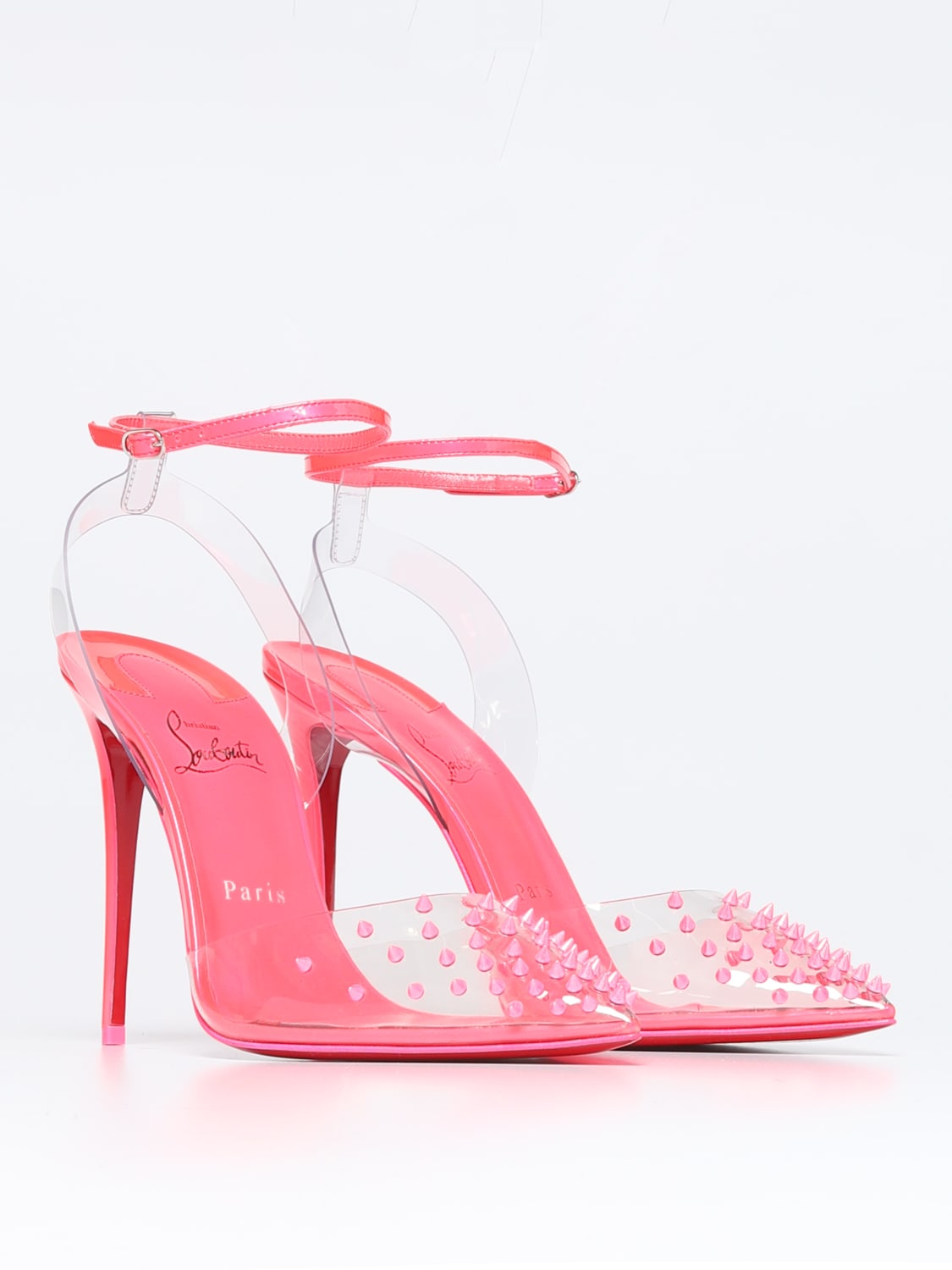 red Christian Louboutin Shoes for Women - Vestiaire Collective