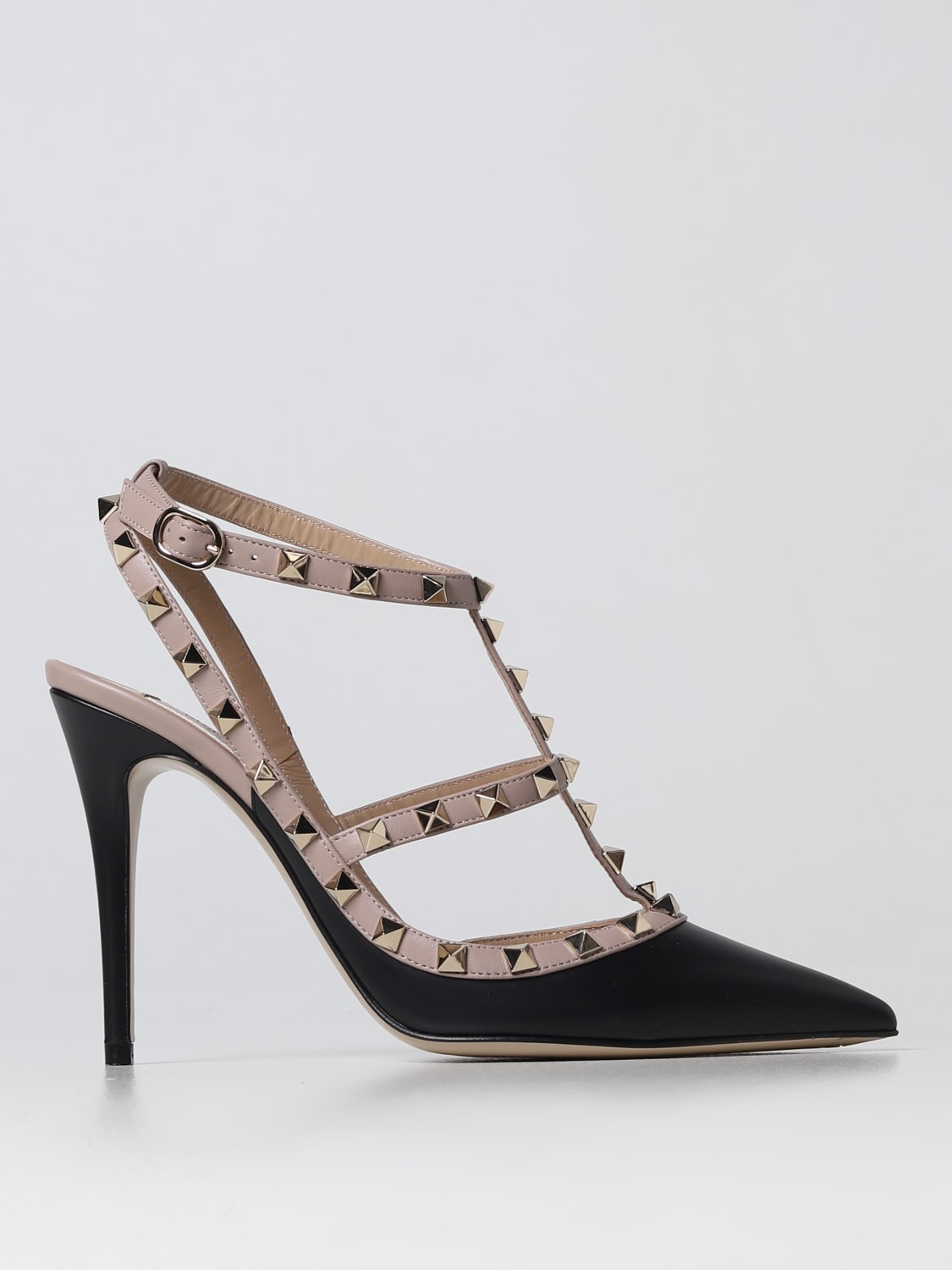 GARAVANI: leather pumps with Studs | Garavani high heel shoes 2W2S0393VOD online on GIGLIO.COM