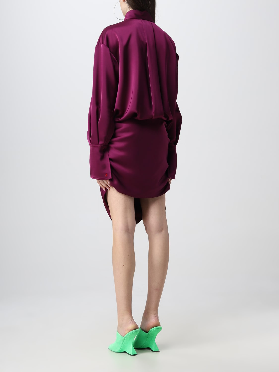 Платье The Attico: Платье The Attico для нее фиолетовый 2