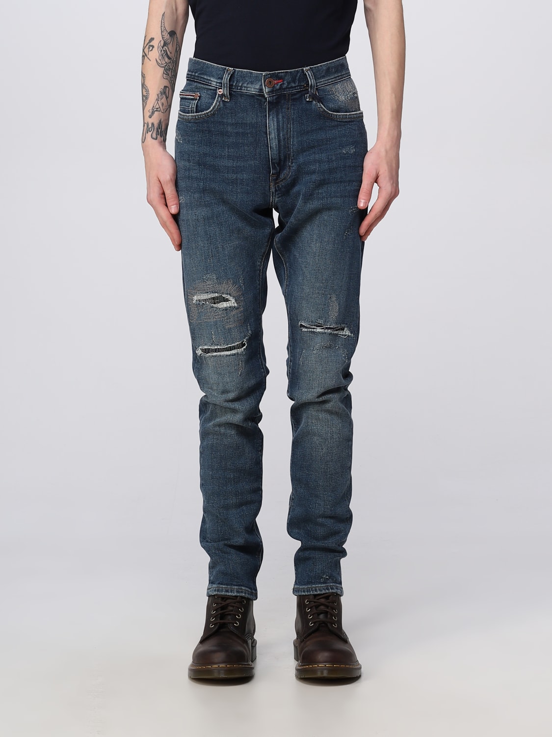 Versterken Ook Verknald TOMMY HILFIGER: jeans for man - Denim | Tommy Hilfiger jeans MW0MW29615  online on GIGLIO.COM