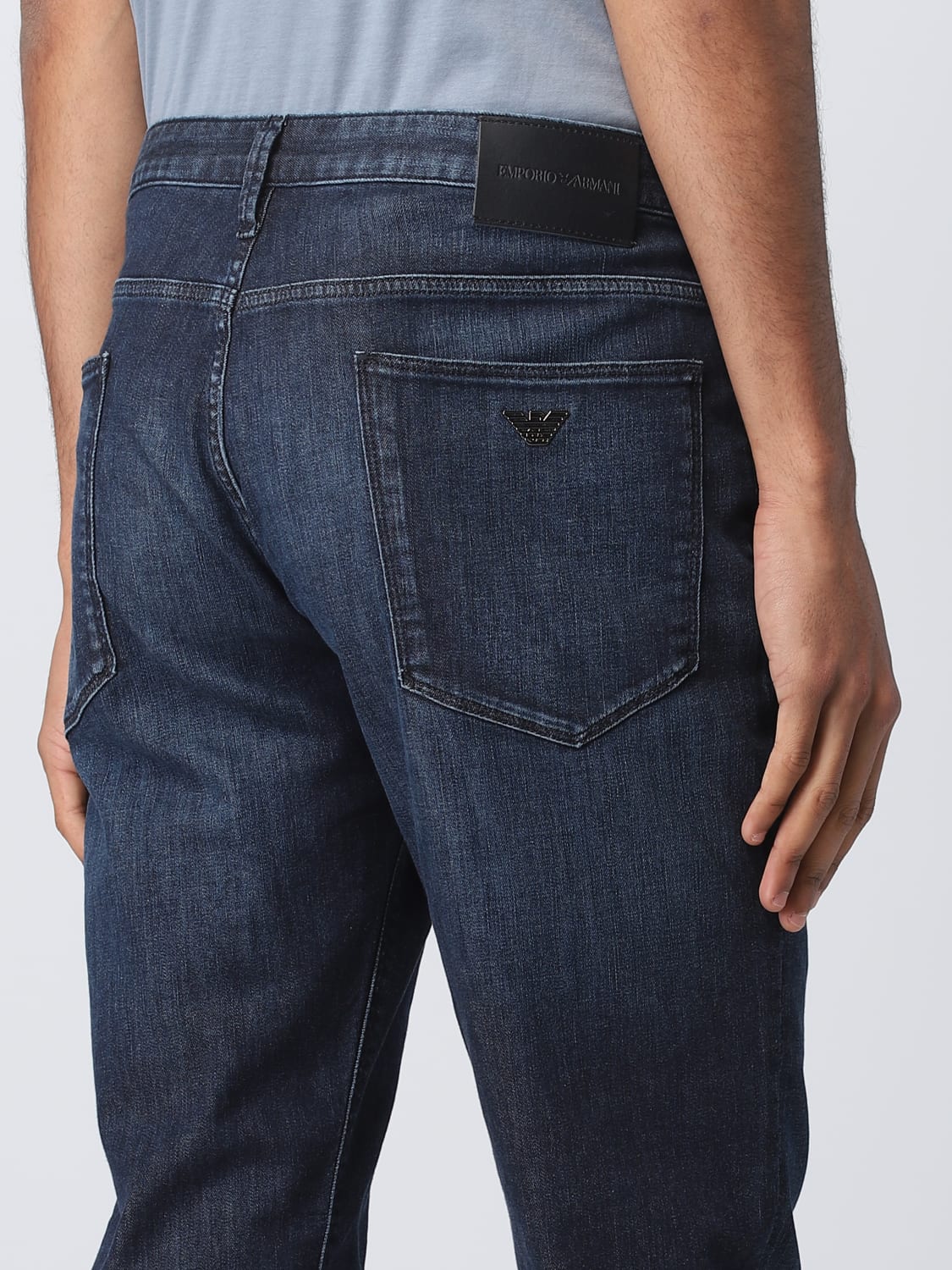 schaal Makkelijk te gebeuren periodieke EMPORIO ARMANI: denim jeans - Blue | Emporio Armani jeans 8N1J061D85Z  online on GIGLIO.COM