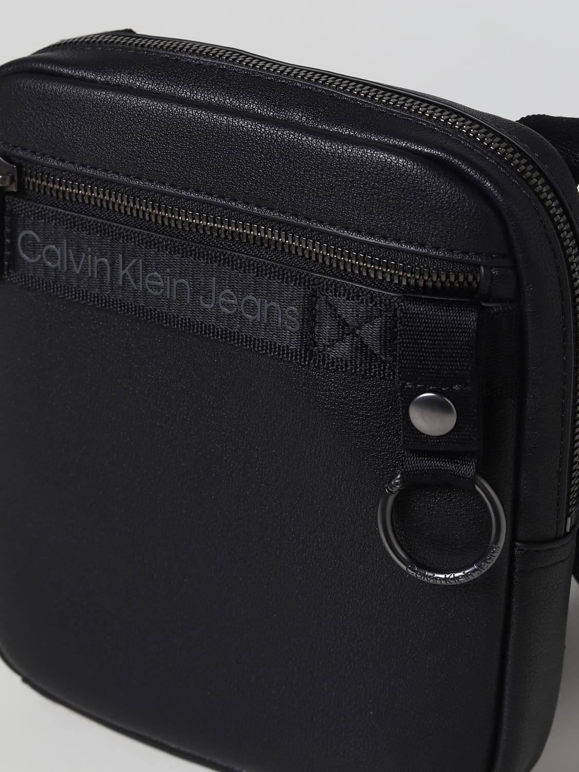 CALVIN KLEIN JEANS: shoulder bag for man - Black | Calvin Klein Jeans ...