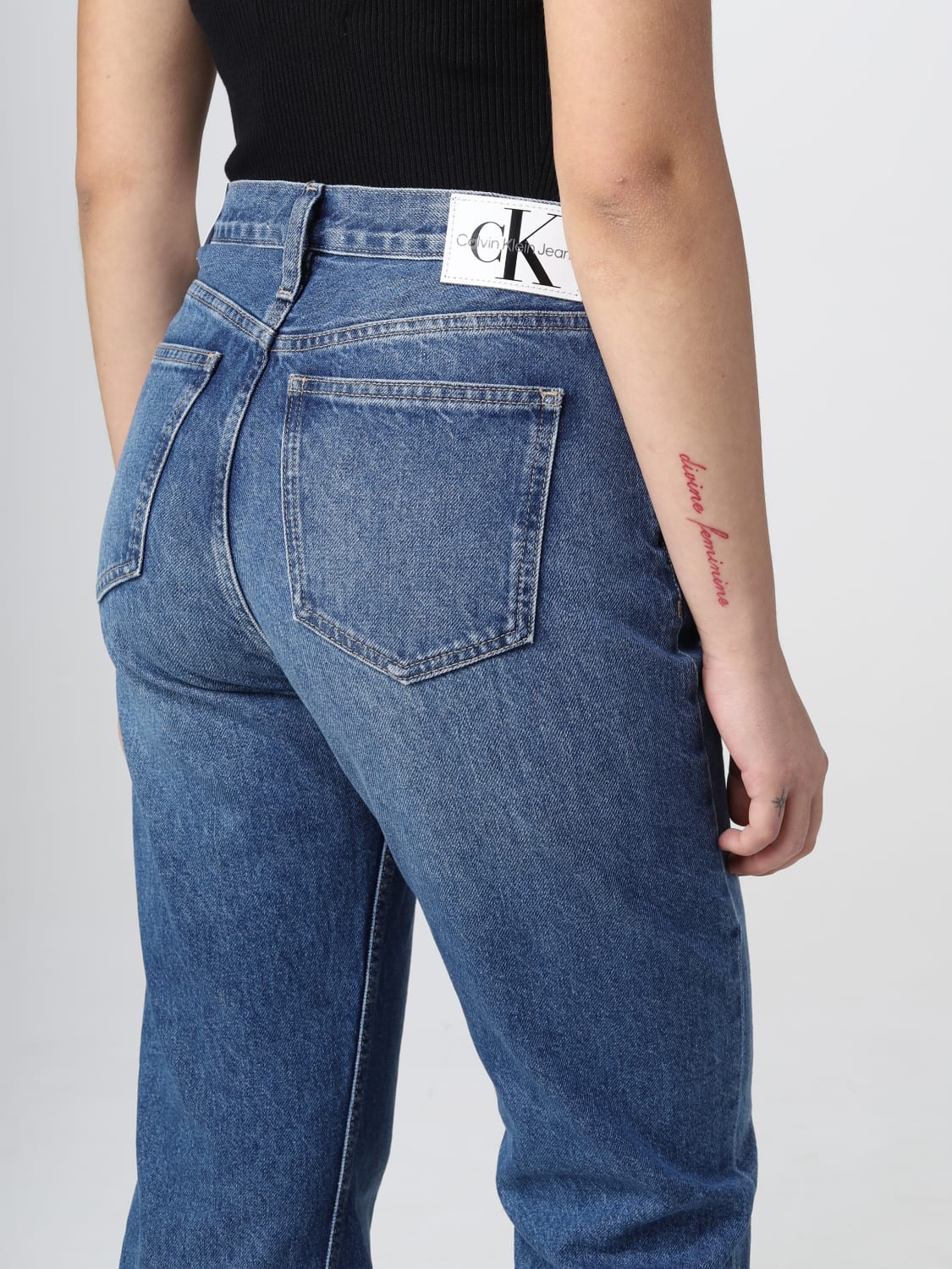 Calvin Klein Jeans カルバンクラインジーンズ ストレート 古着 - デニム