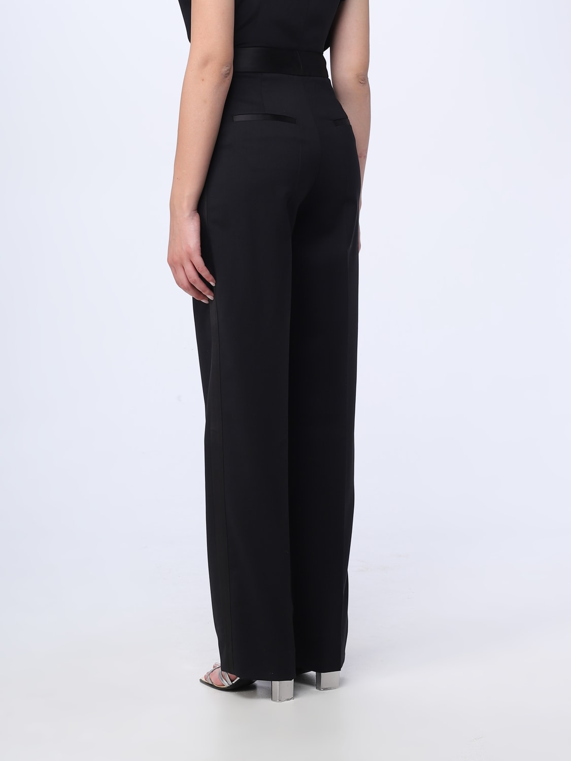 CALVIN KLEIN: pants for woman - Black | Calvin Klein pants K20K204959 ...