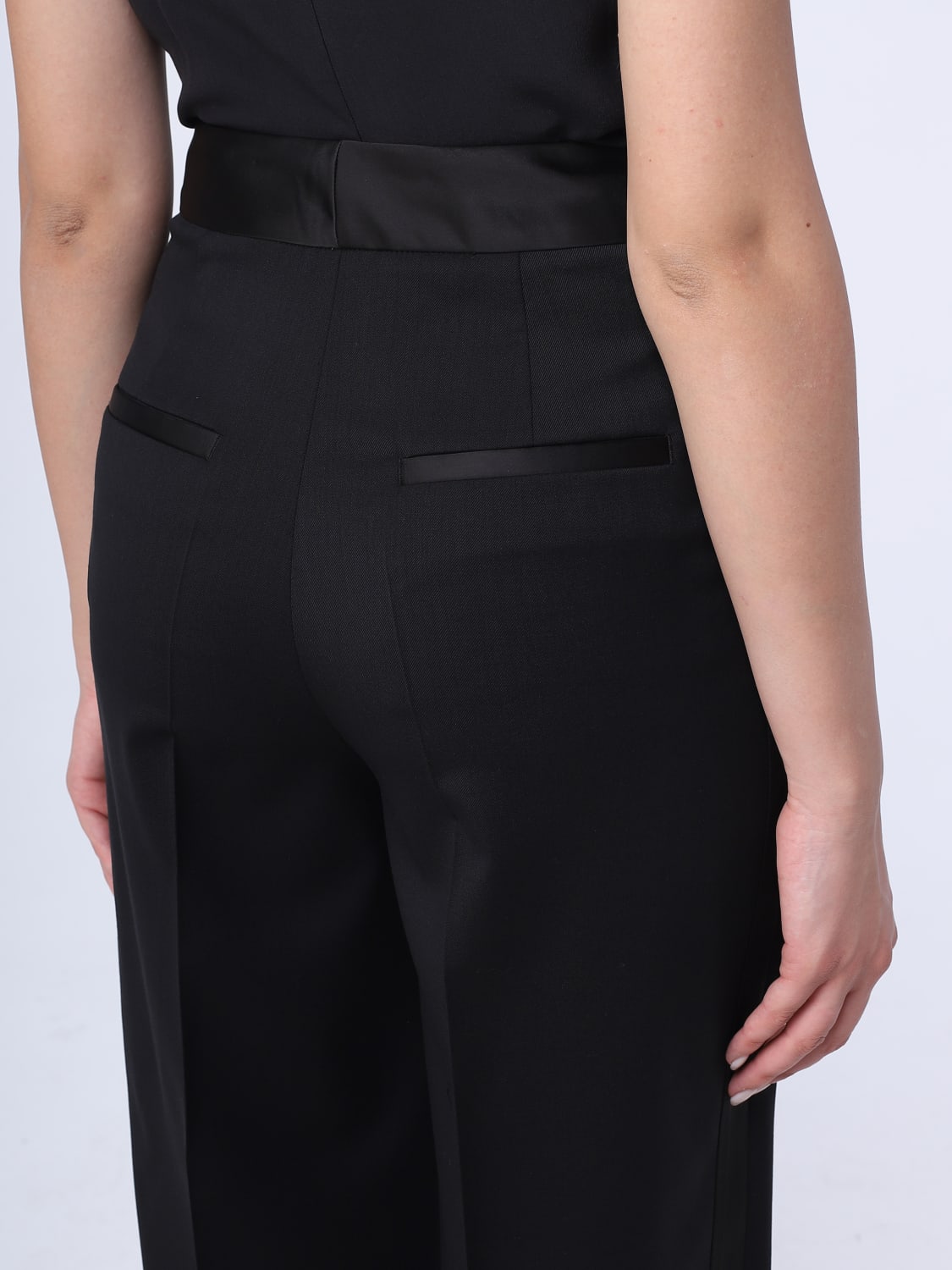 CALVIN KLEIN: pants for woman - Black | Calvin Klein pants K20K204959 ...