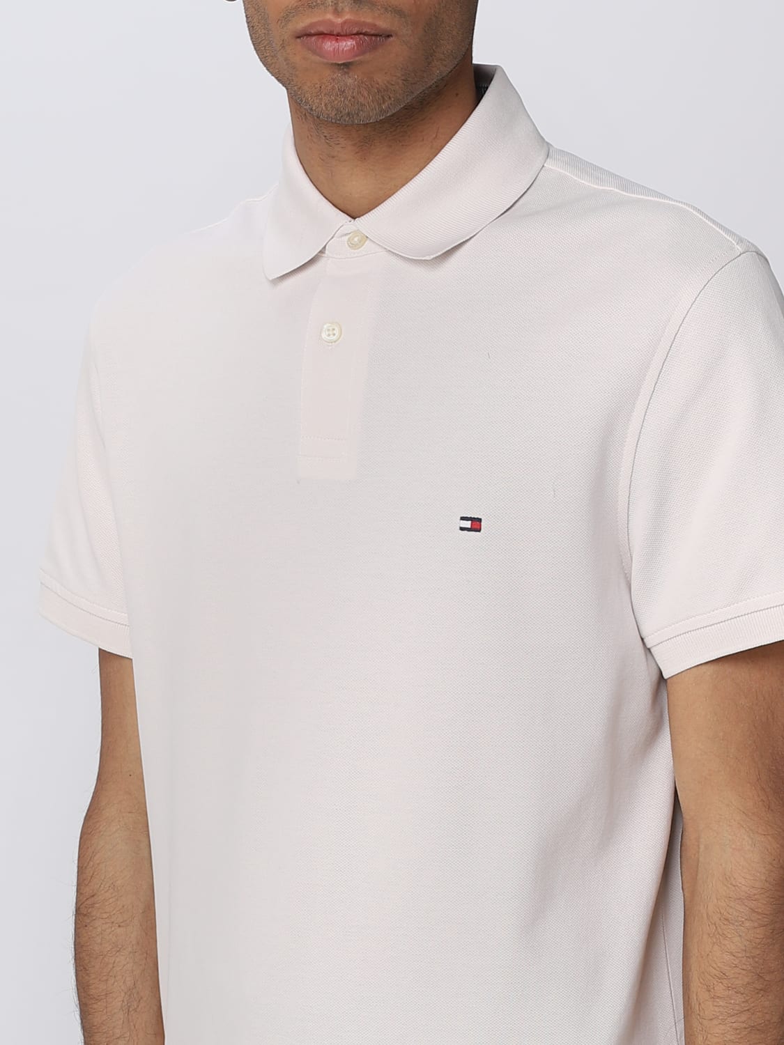 TOMMY HILFIGER: polo shirt for man - White | Tommy Hilfiger polo shirt online on