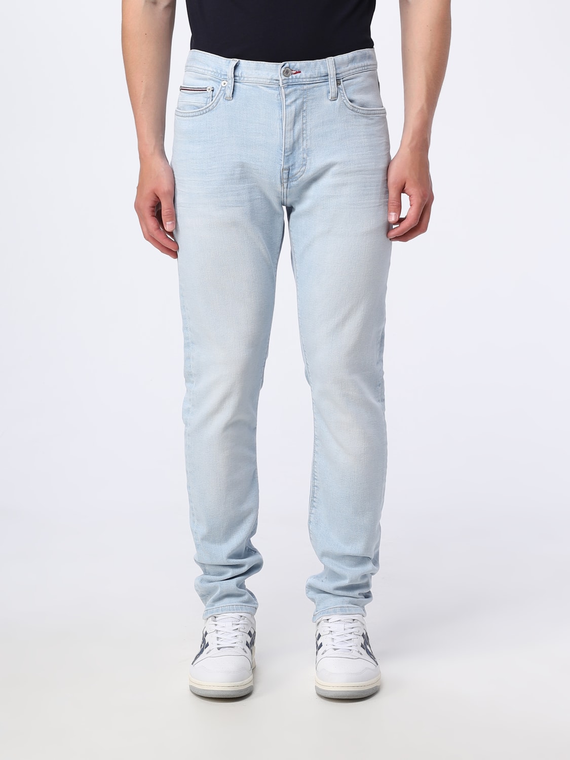 pustes op lighed Biprodukt TOMMY HILFIGER: jeans for man - Stone Washed | Tommy Hilfiger jeans  MW0MW31099 online on GIGLIO.COM