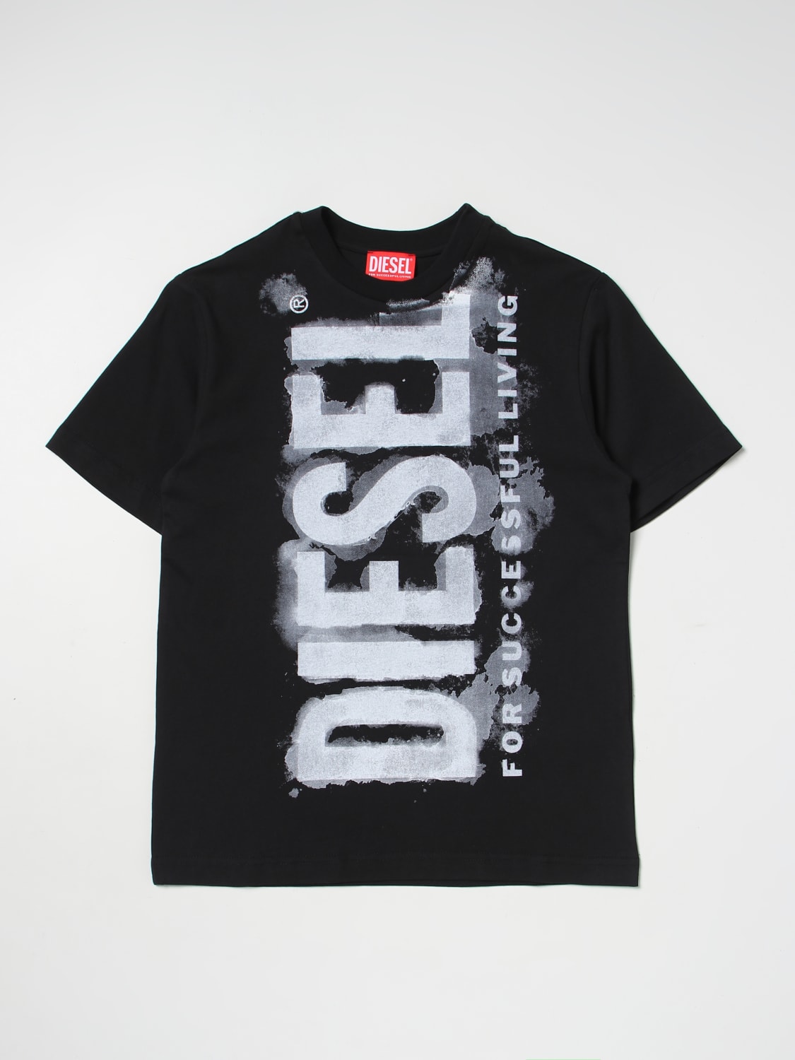 stivhed sindsyg Egetræ DIESEL: cotton t-shirt - Black | Diesel t-shirt J01131KYAR1 online on  GIGLIO.COM
