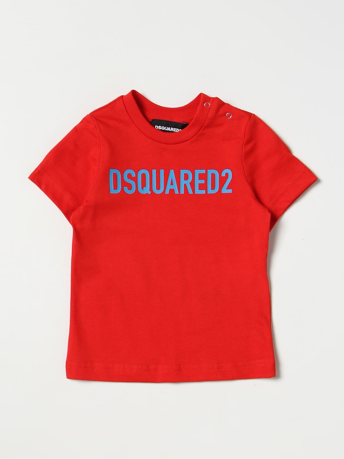 Schuldenaar Wees Onzeker DSQUARED2 JUNIOR: t-shirt for baby - Red | Dsquared2 Junior t-shirt  DQ1781D0A4C online on GIGLIO.COM