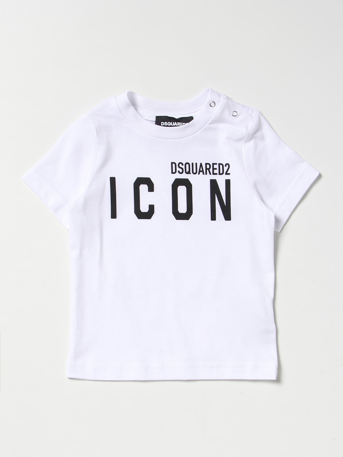 Geneigd zijn toonhoogte ventilator DSQUARED2 JUNIOR: t-shirt for baby - White | Dsquared2 Junior t-shirt  DQ0623D00MV online on GIGLIO.COM