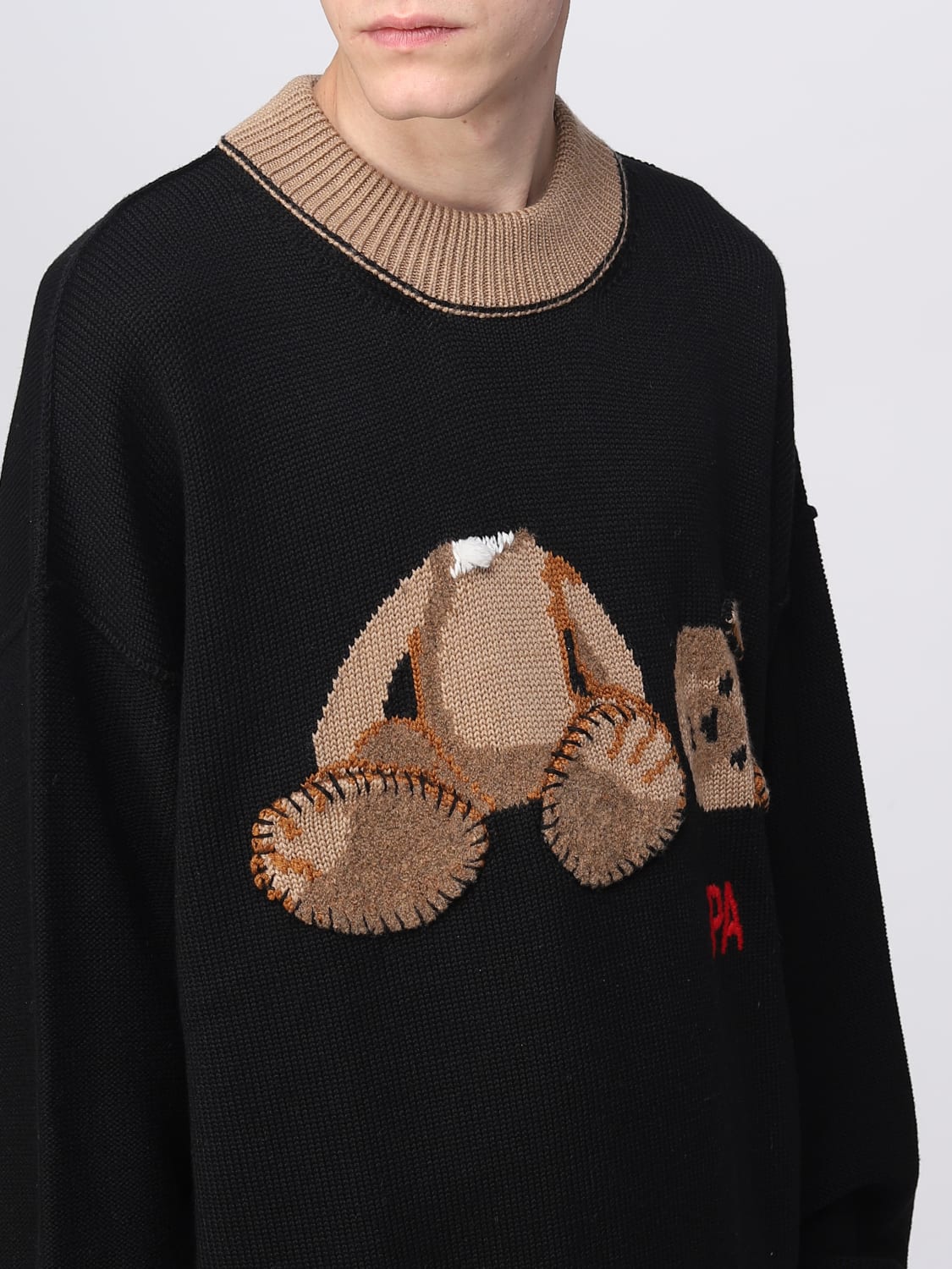 PALM PARIS SWEATER in black - Palm Angels® Official