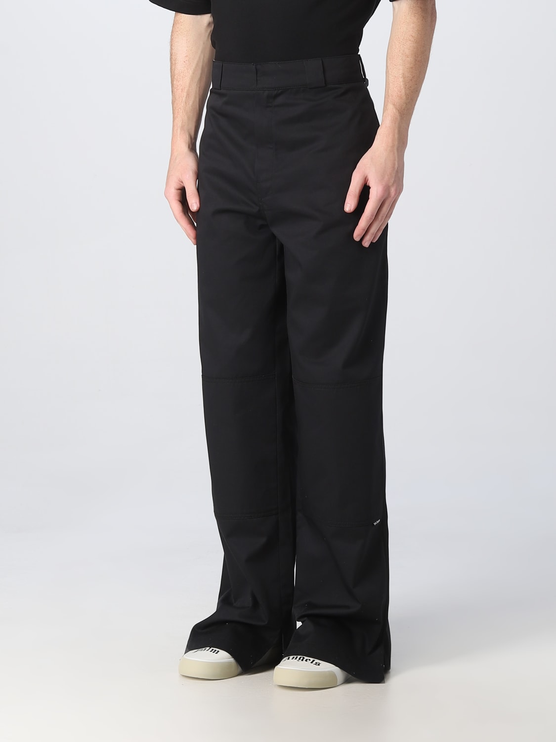 Palm Angels Monogram Nylon Parachute Pants - Black